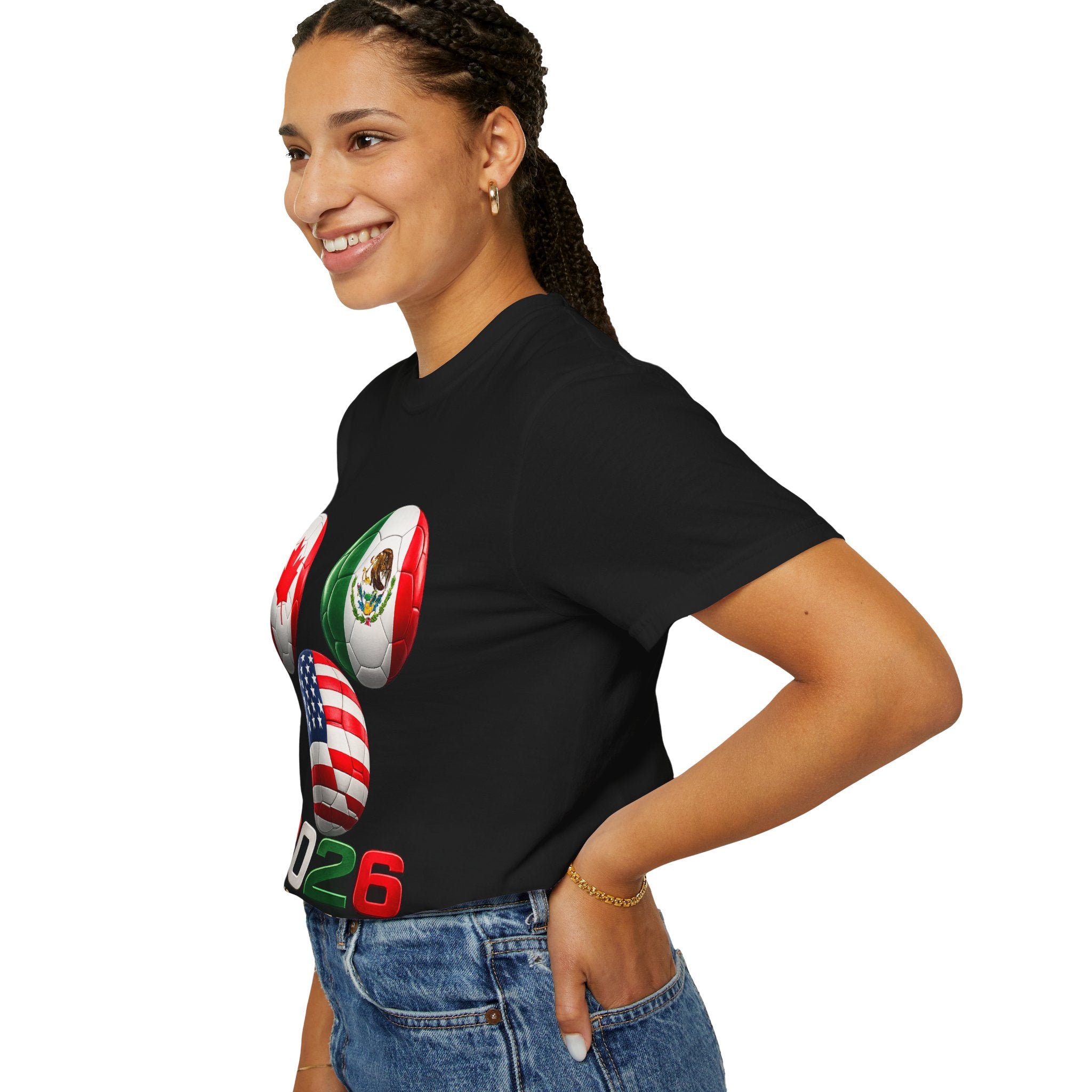 2026 World Cup Soccer T‑Shirt — USA Canada Mexico Fans