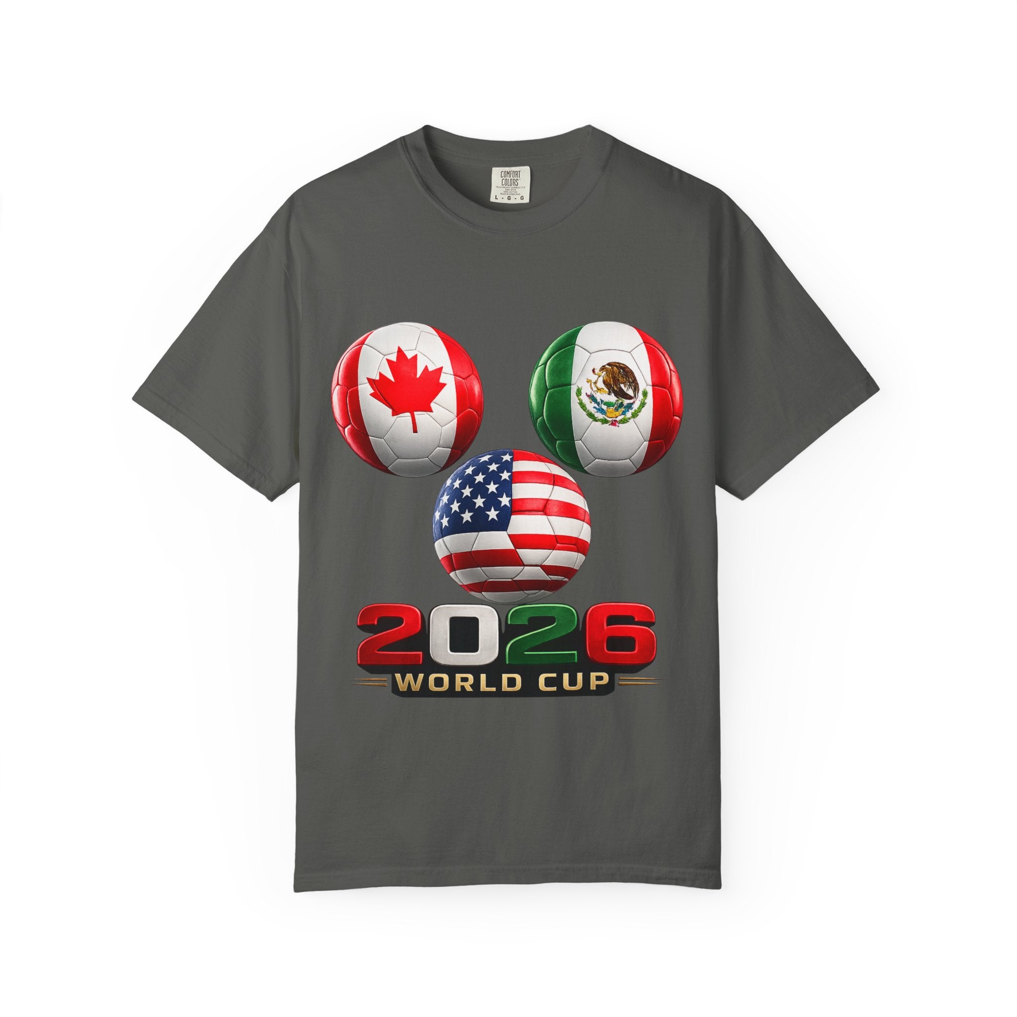 2026 World Cup Soccer T‑Shirt — USA Canada Mexico Fans