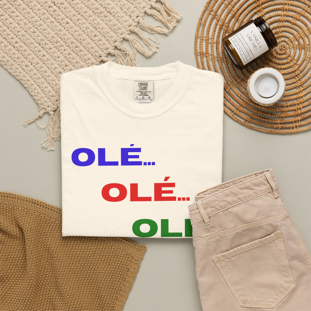 Brazil Olé World Cup 2026 T-Shirt — Brazil Flag Map Soccer Fan Tee