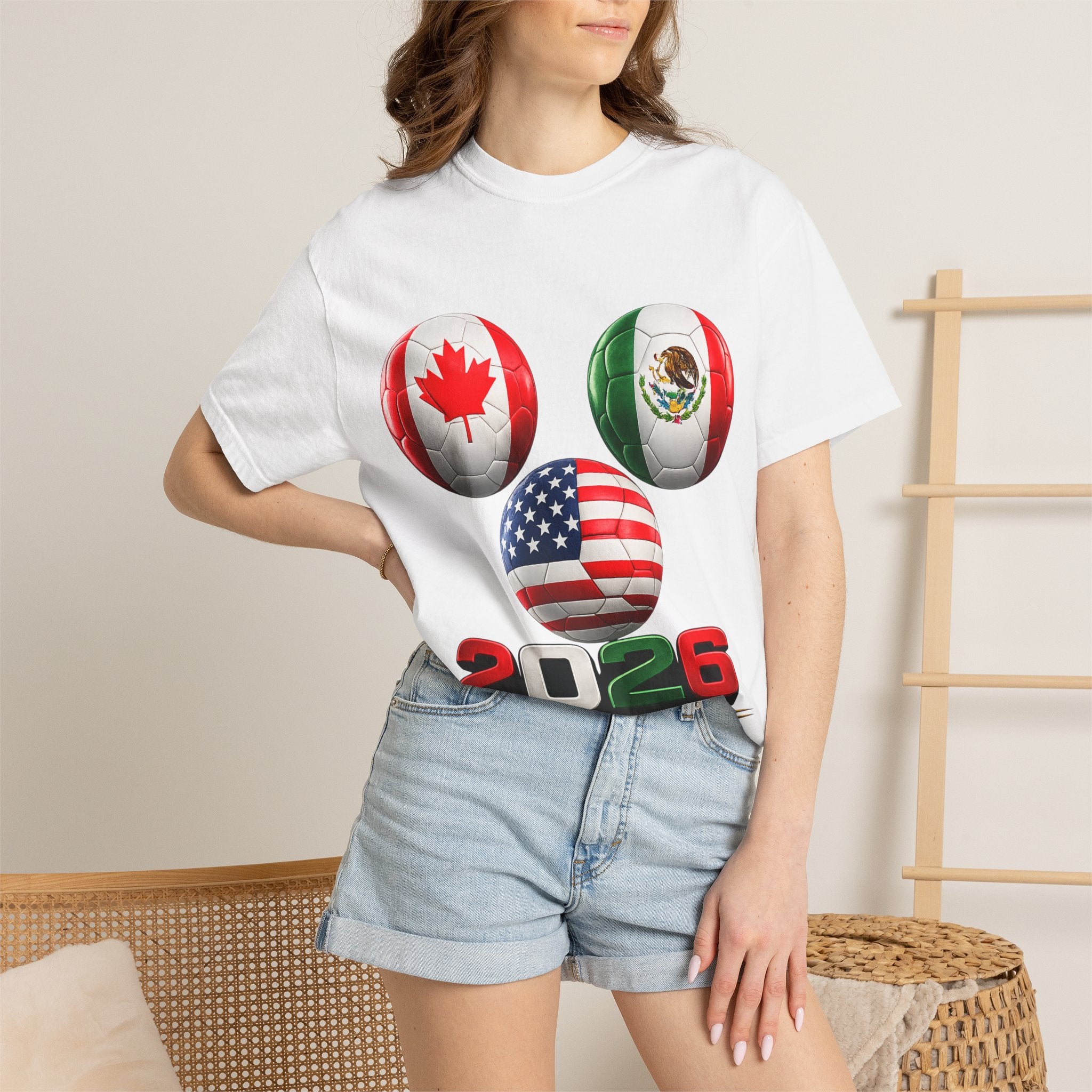 2026 World Cup Soccer T‑Shirt — USA Canada Mexico Fans