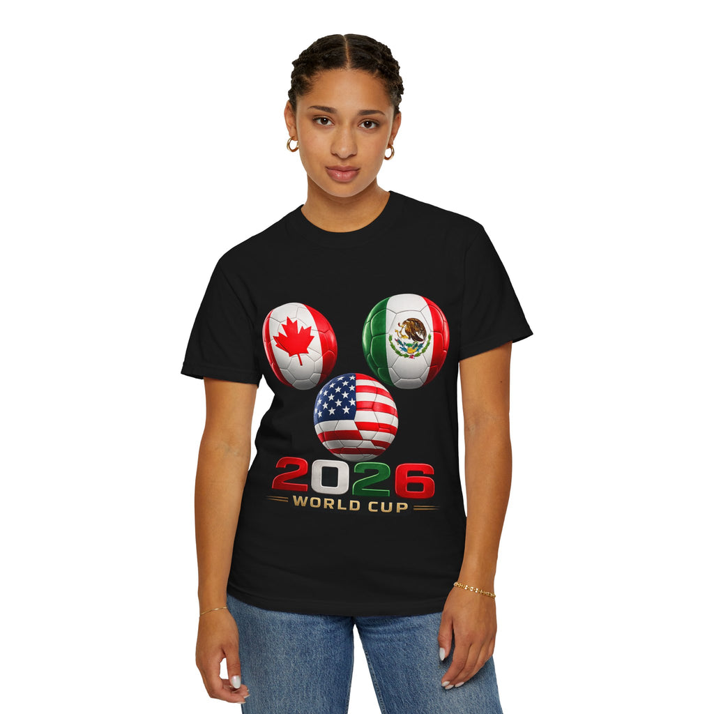 2026 World Cup Soccer T‑Shirt — USA Canada Mexico Fans