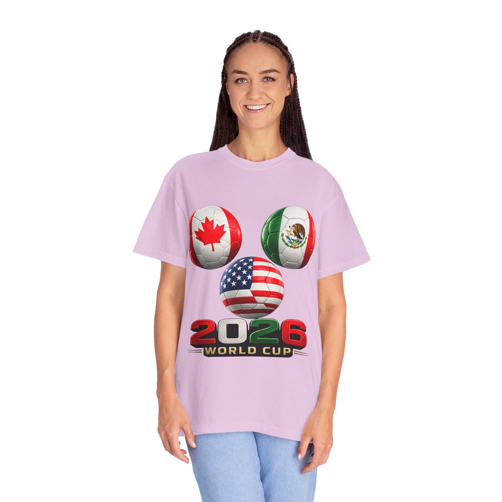 2026 World Cup Soccer T‑Shirt — USA Canada Mexico Fans