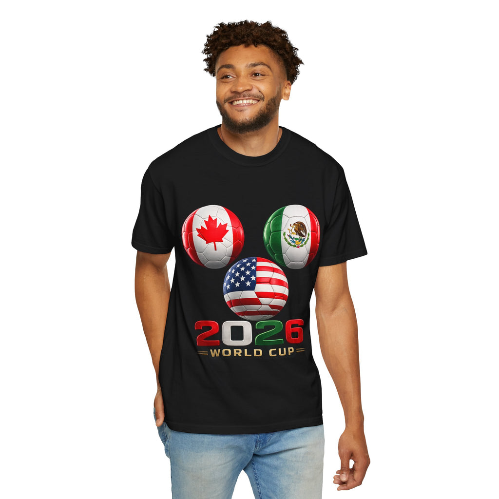 2026 World Cup Soccer T‑Shirt — USA Canada Mexico Fans