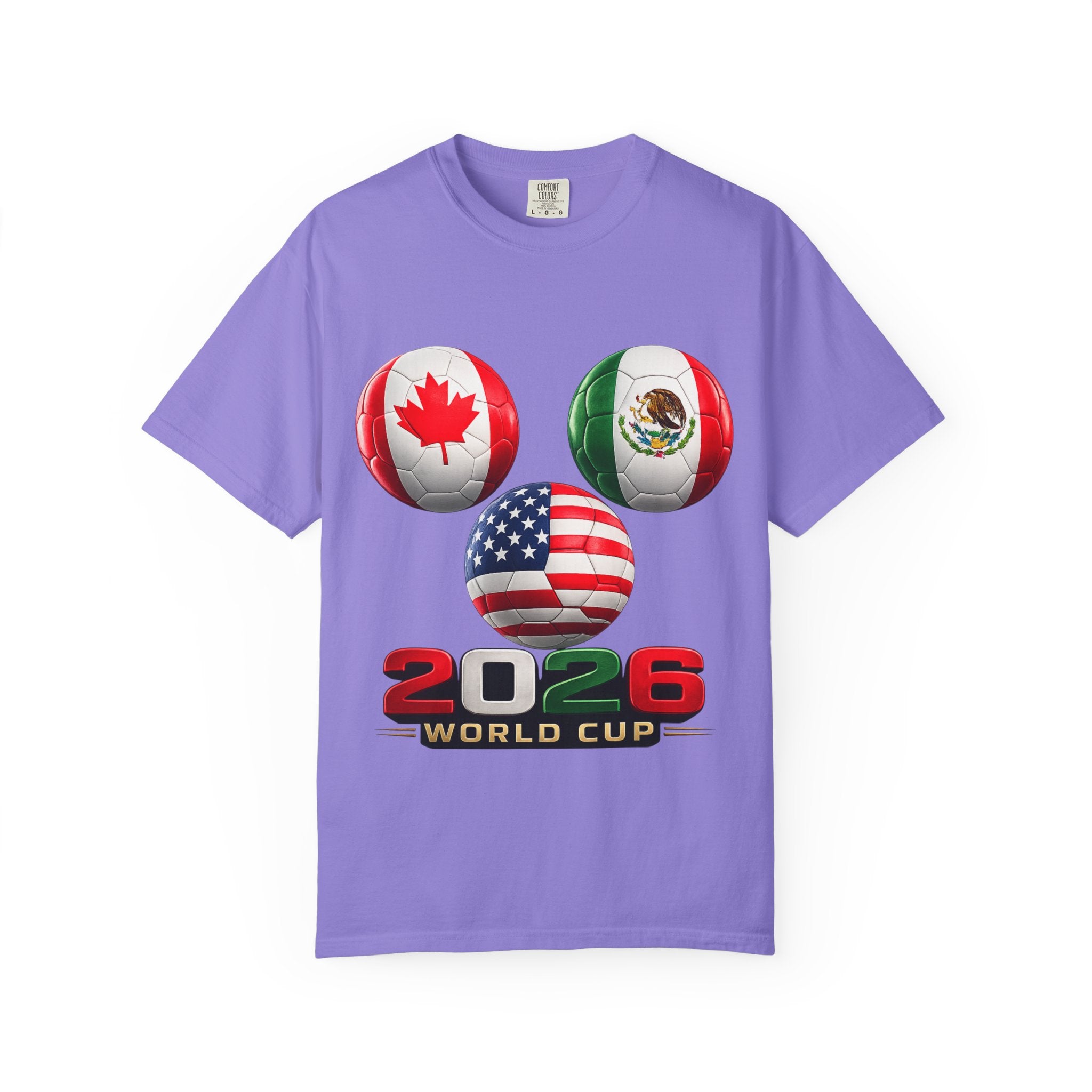 2026 World Cup Soccer T‑Shirt — USA Canada Mexico Fans