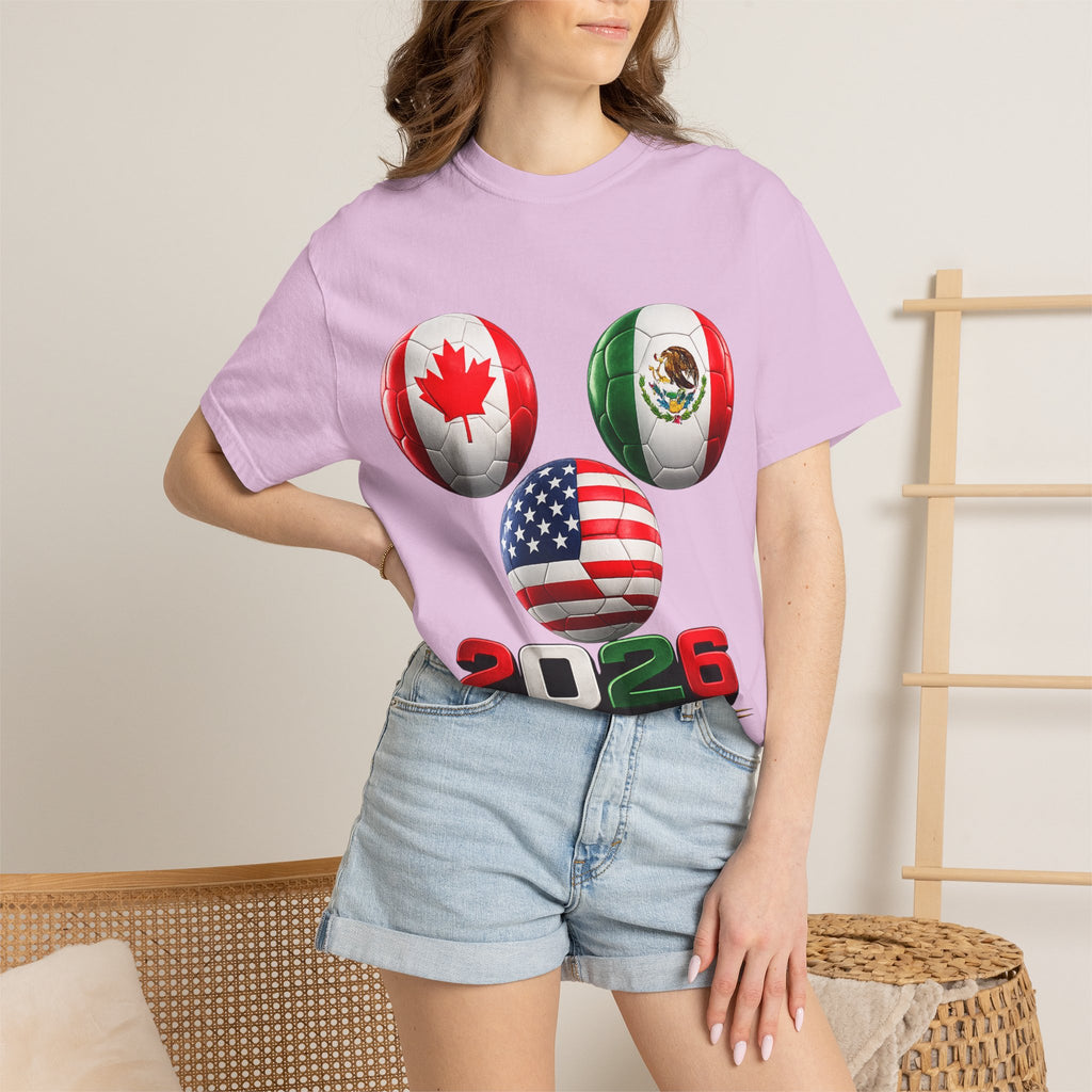 2026 World Cup Soccer T‑Shirt — USA Canada Mexico Fans