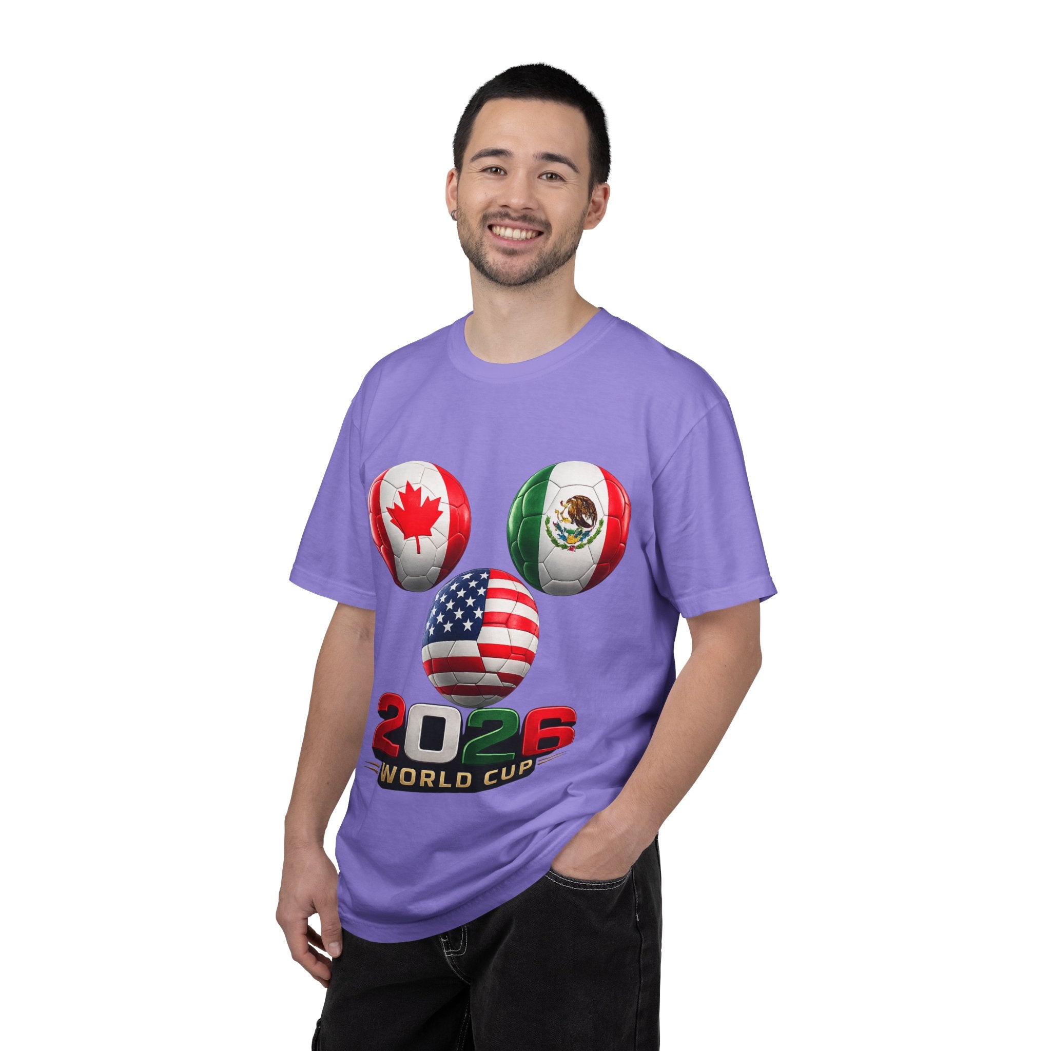 2026 World Cup Soccer T‑Shirt — USA Canada Mexico Fans