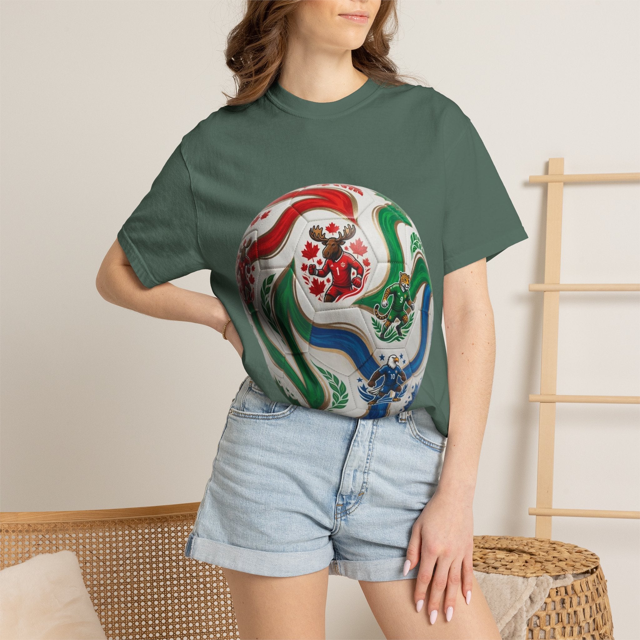 Soccer World Cup Retro Trio Ball T-Shirt