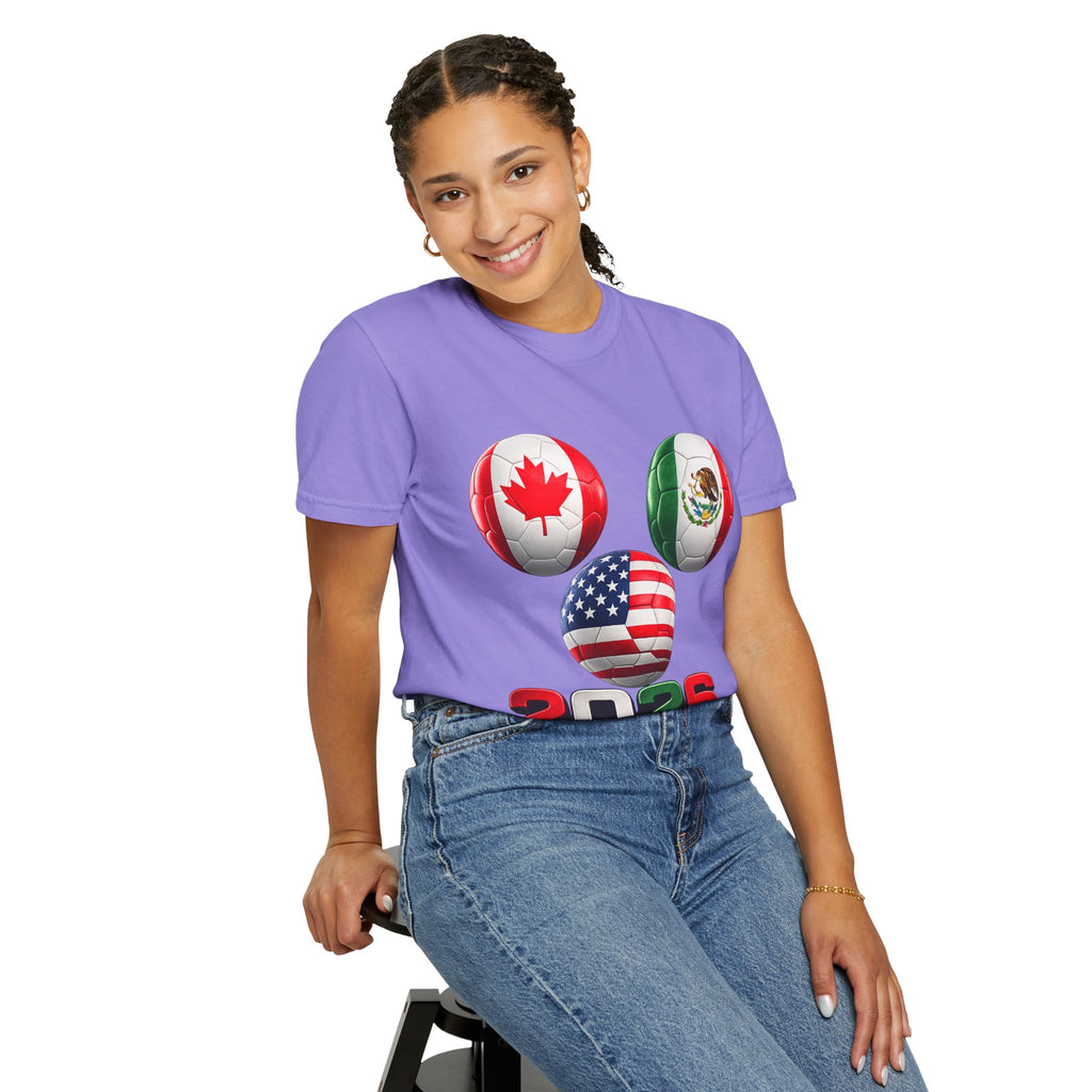2026 World Cup Soccer T‑Shirt — USA Canada Mexico Fans
