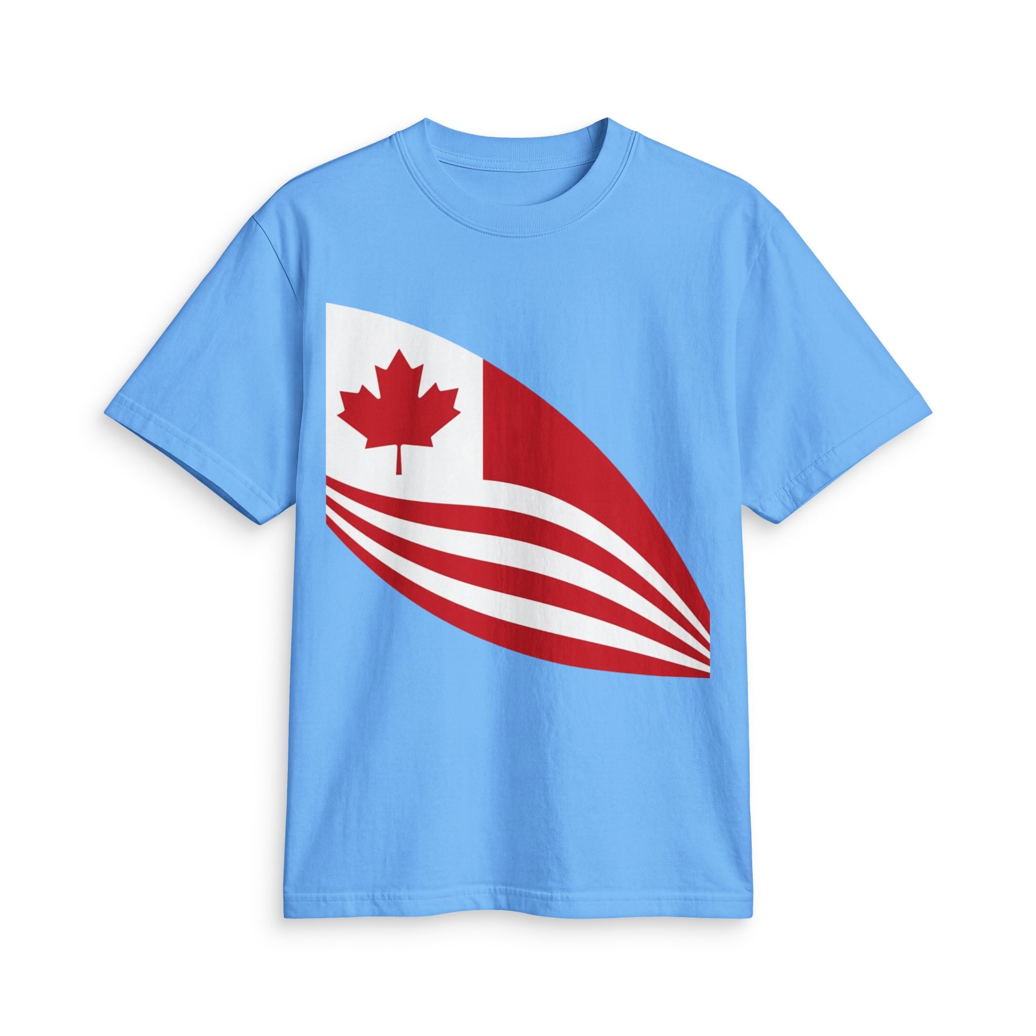 Canada Wave T-Shirt — Maple Leaf Patriotic Tee