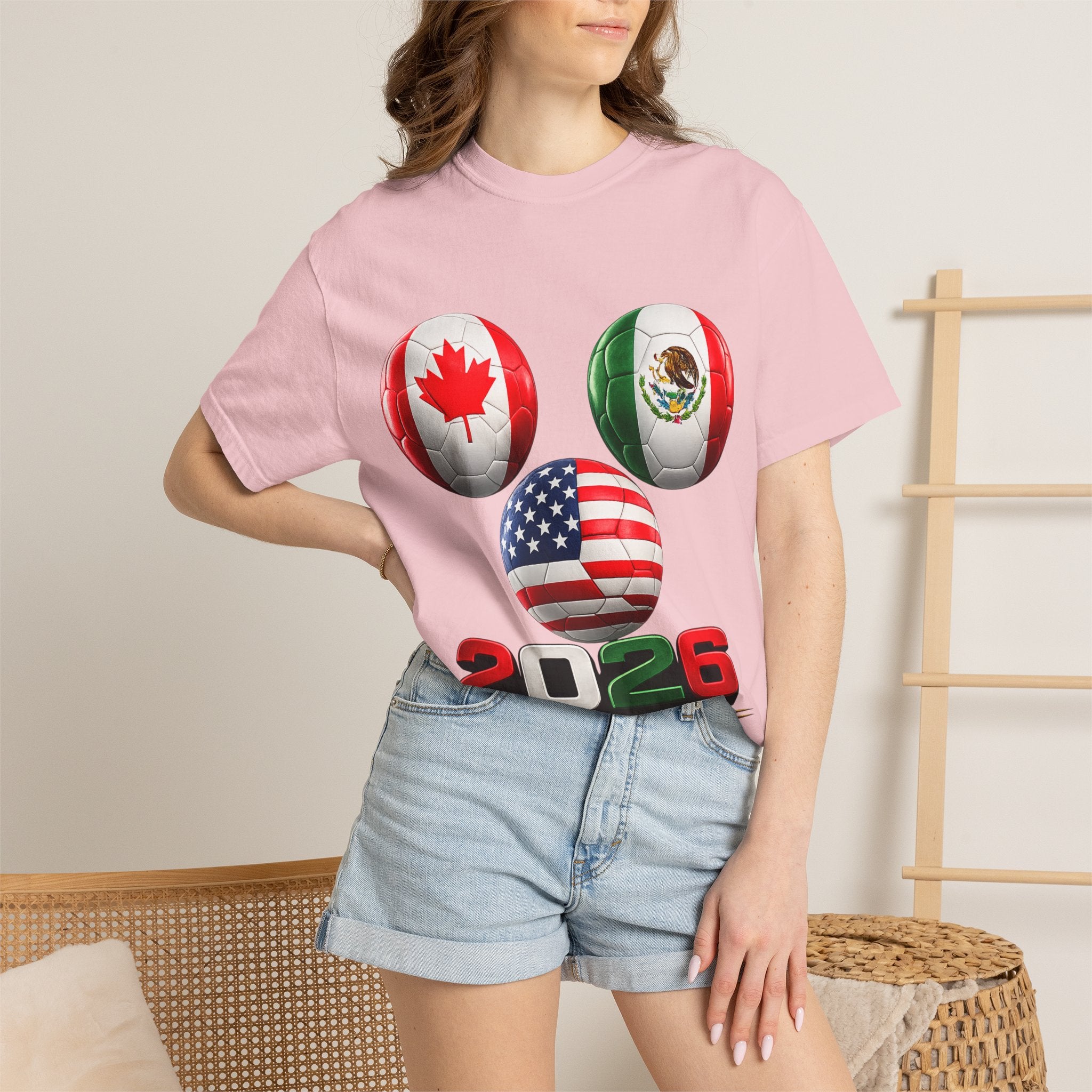 2026 World Cup Soccer T‑Shirt — USA Canada Mexico Fans