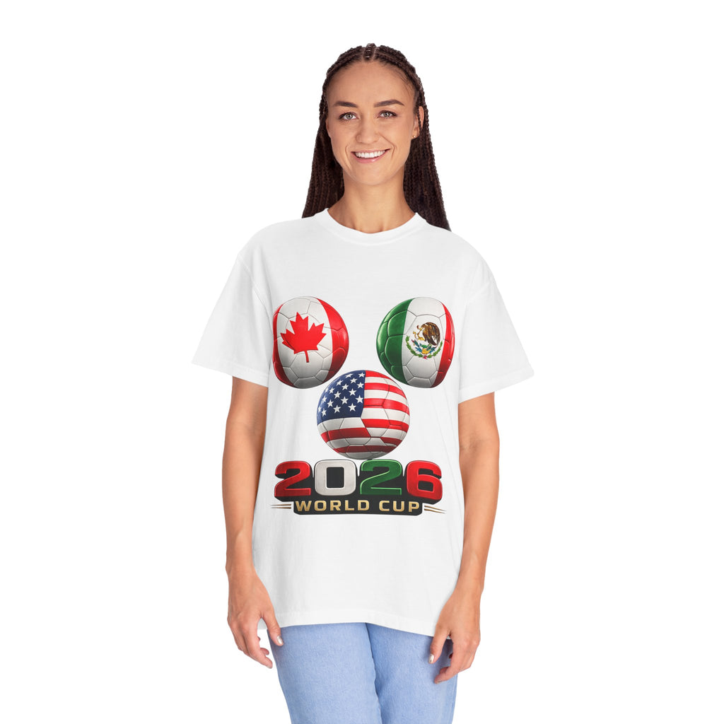 2026 World Cup Soccer T‑Shirt — USA Canada Mexico Fans