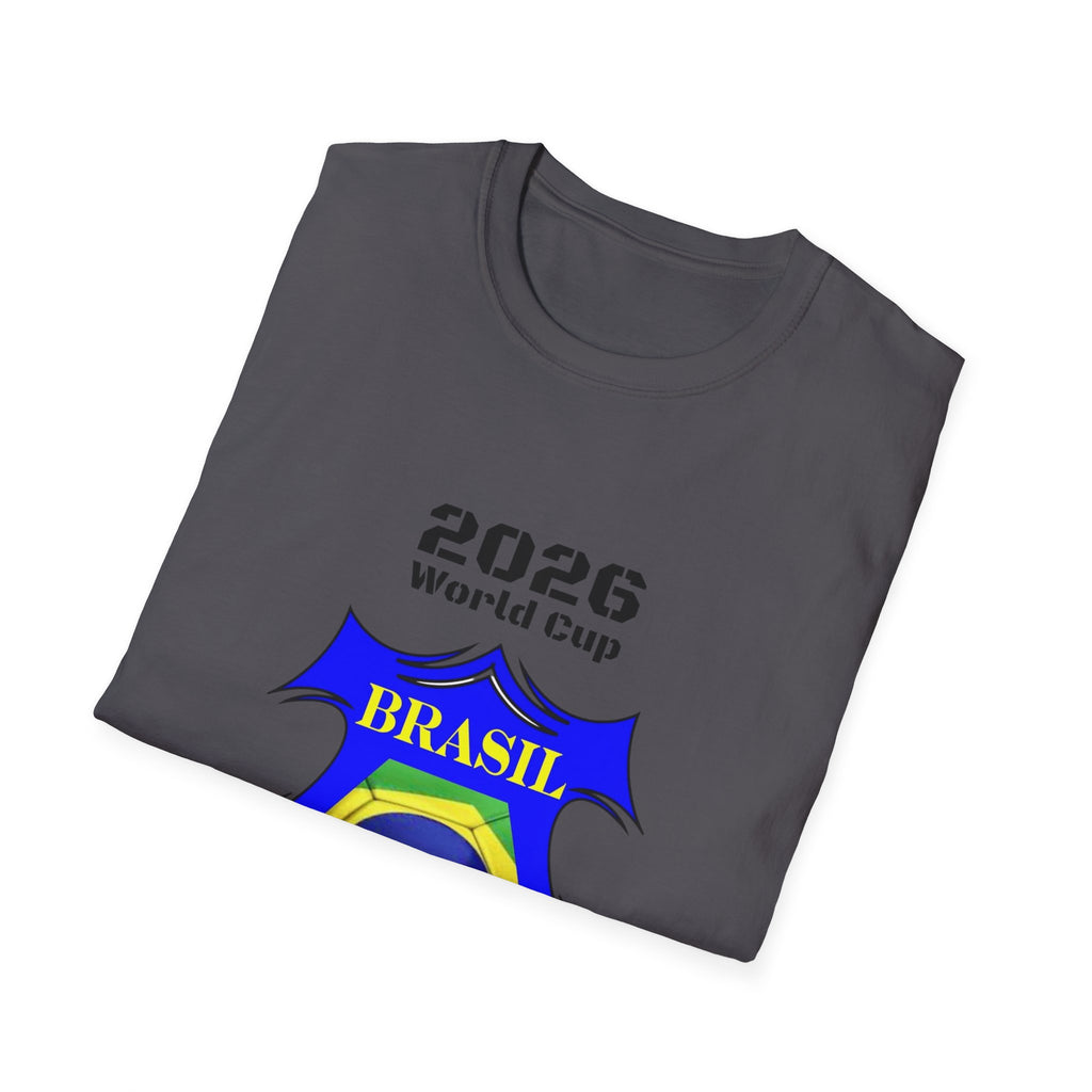 Brazil 2026 World Cup Crest T-Shirt — Soccer Football Tee