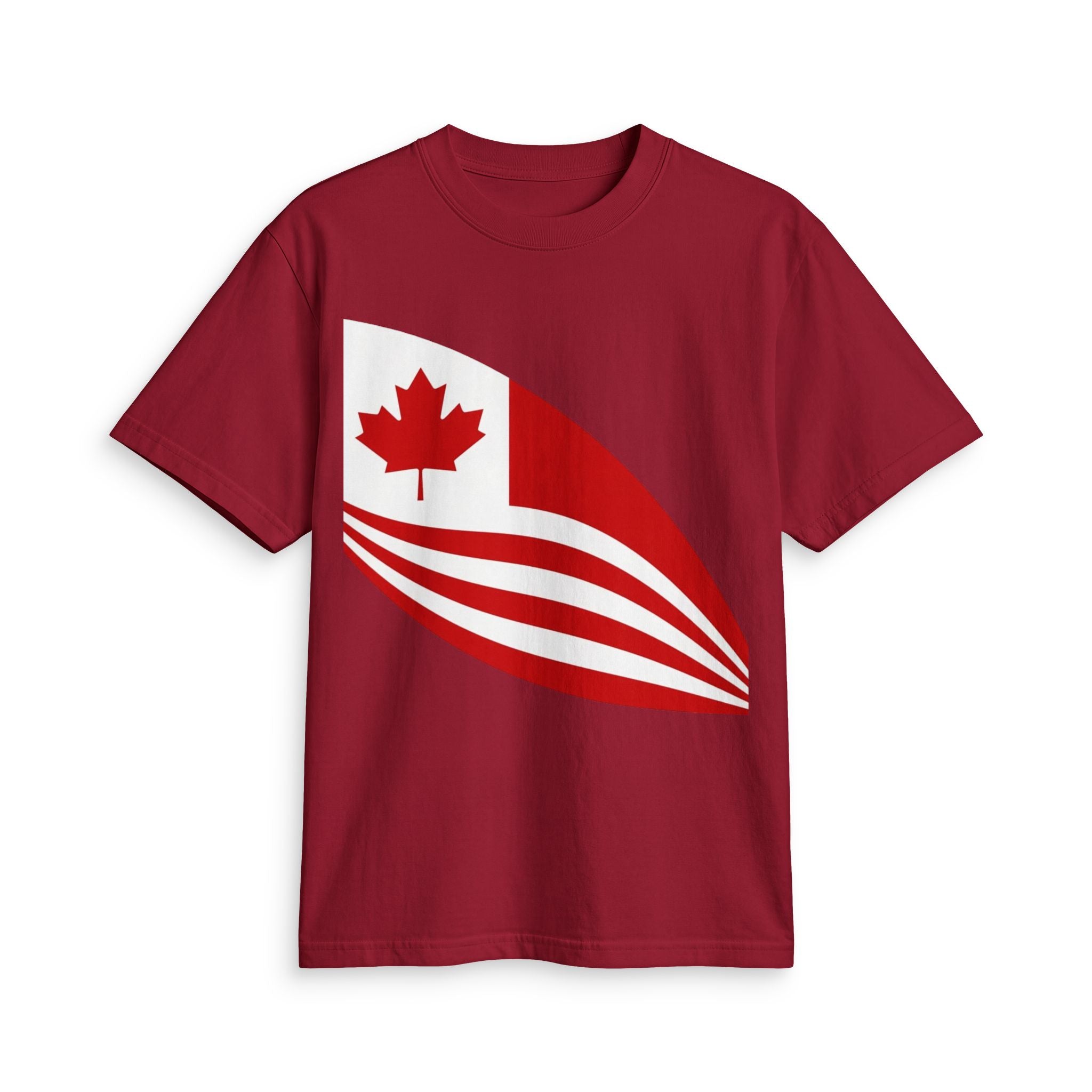 Canada Wave T-Shirt — Maple Leaf Patriotic Tee