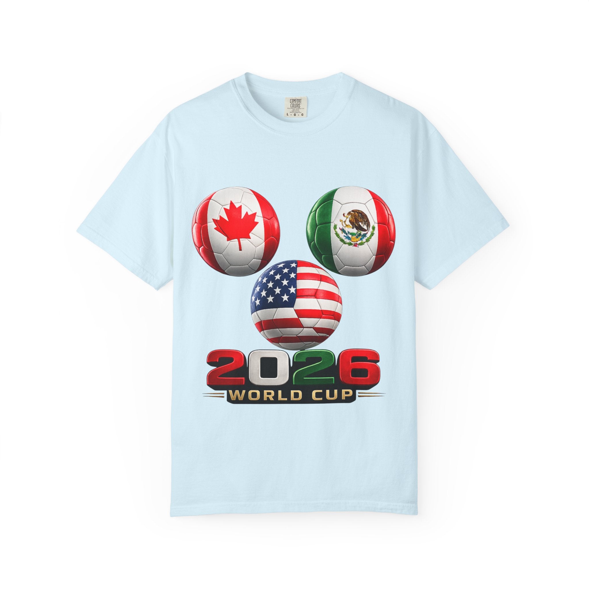 2026 World Cup Soccer T‑Shirt — USA Canada Mexico Fans