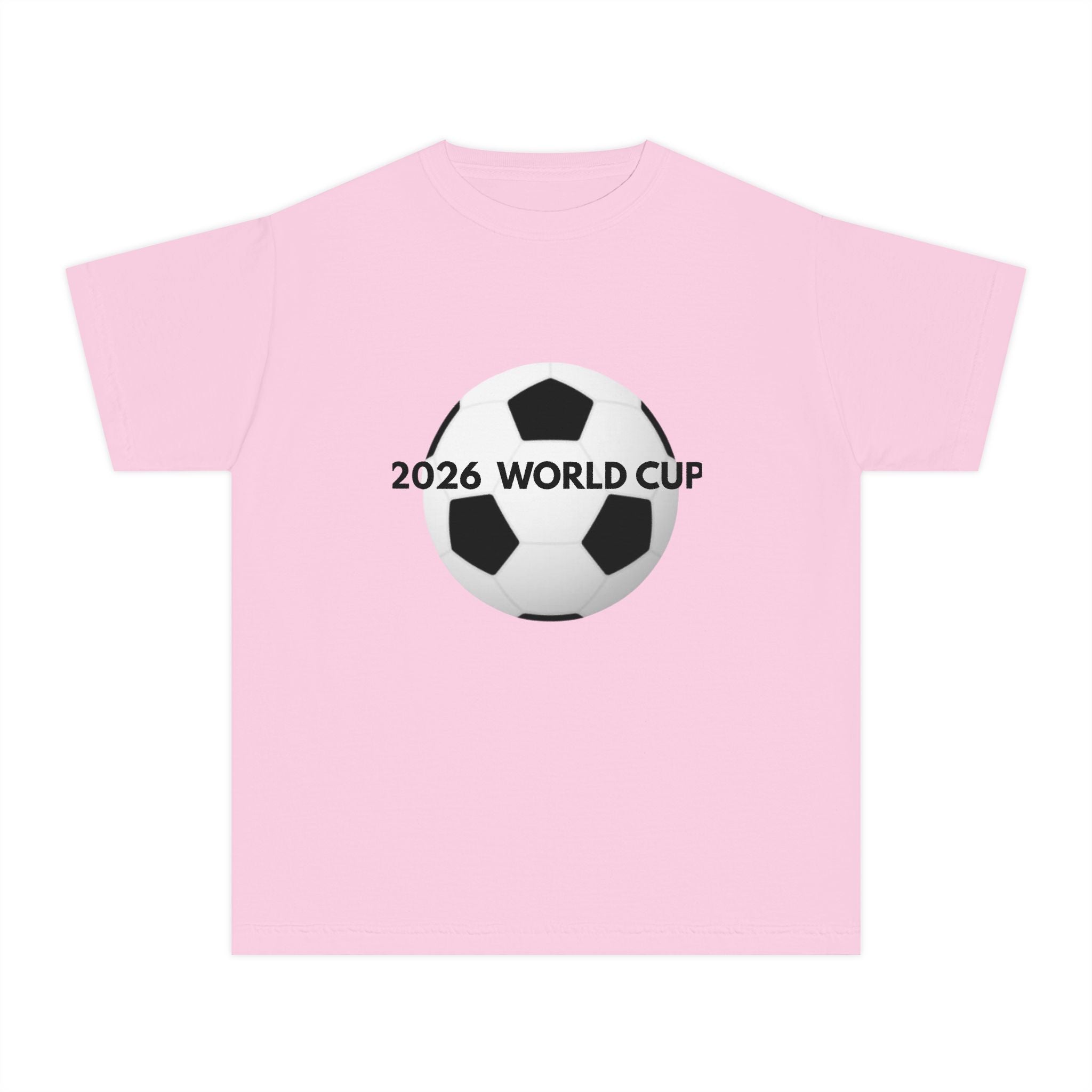 Youth 2026 World Cup Soccer Tee — Kids Football Fan Shirt