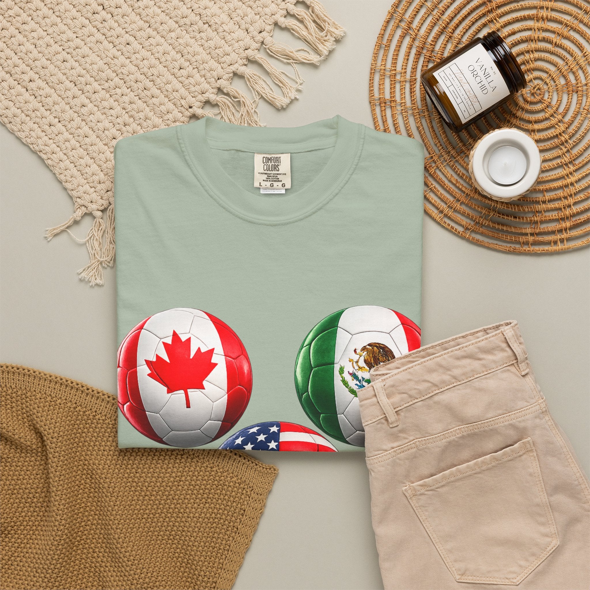 2026 World Cup Soccer T‑Shirt — USA Canada Mexico Fans