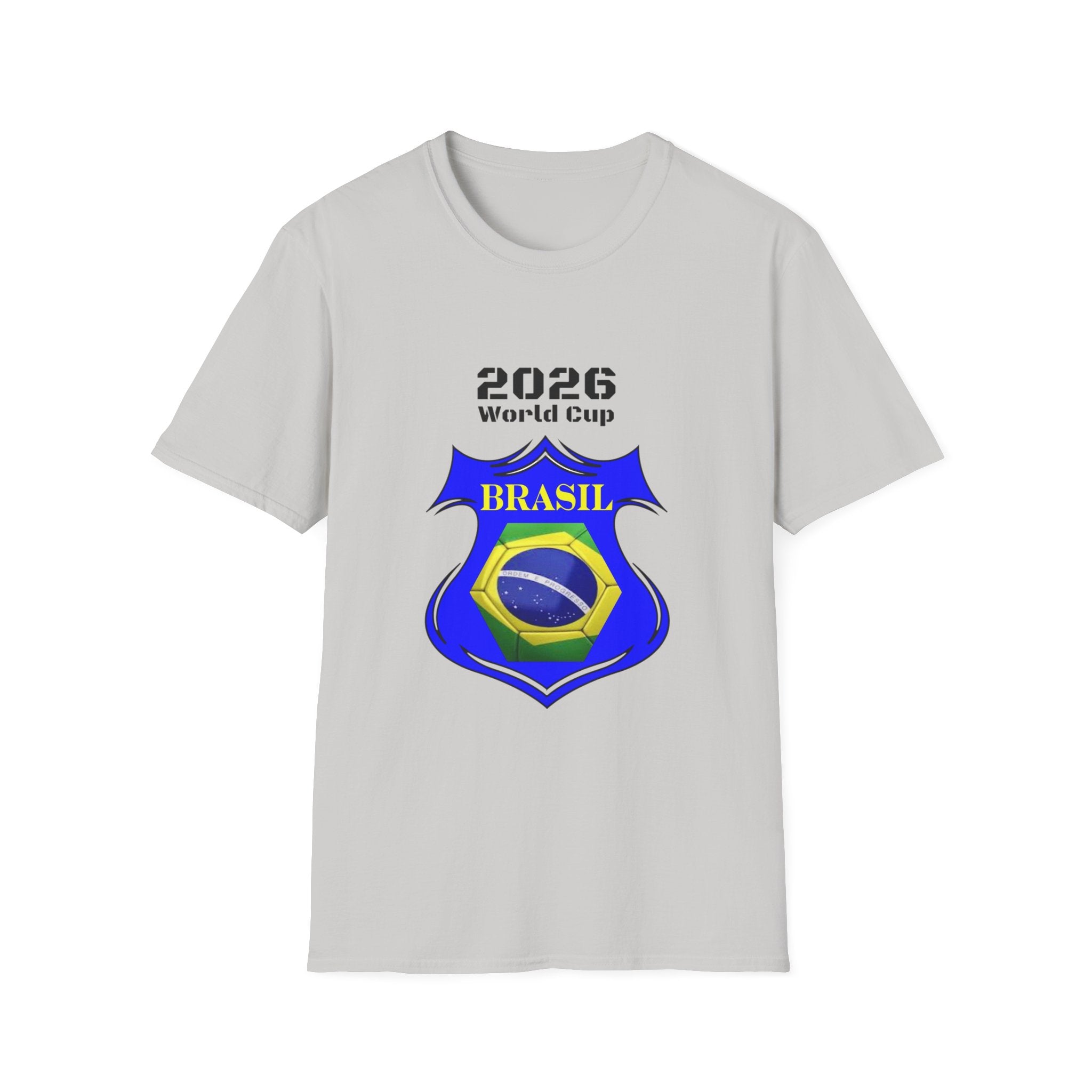 Brazil 2026 World Cup Crest T-Shirt — Soccer Football Tee