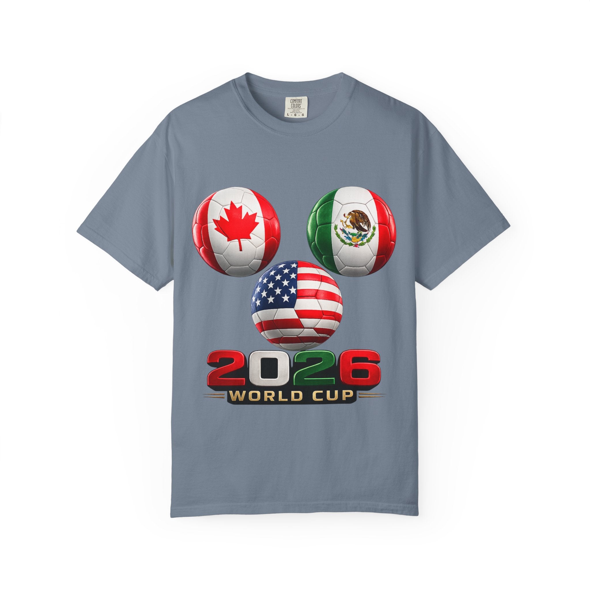 2026 World Cup Soccer T‑Shirt — USA Canada Mexico Fans