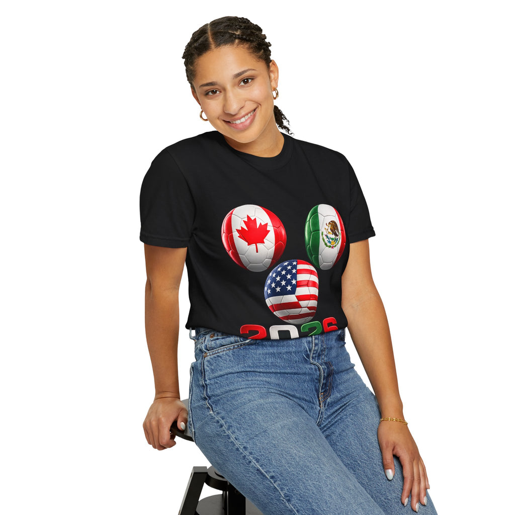 2026 World Cup Soccer T‑Shirt — USA Canada Mexico Fans