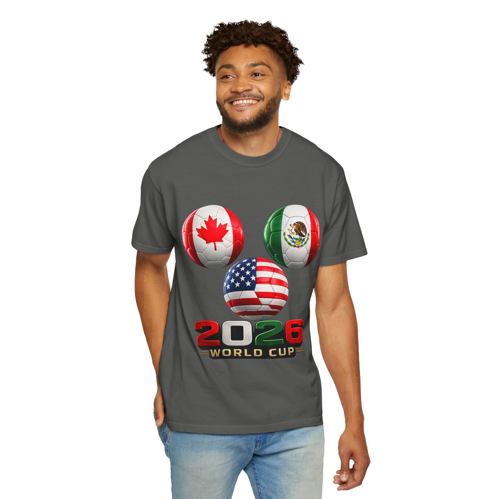 2026 World Cup Soccer T‑Shirt — USA Canada Mexico Fans