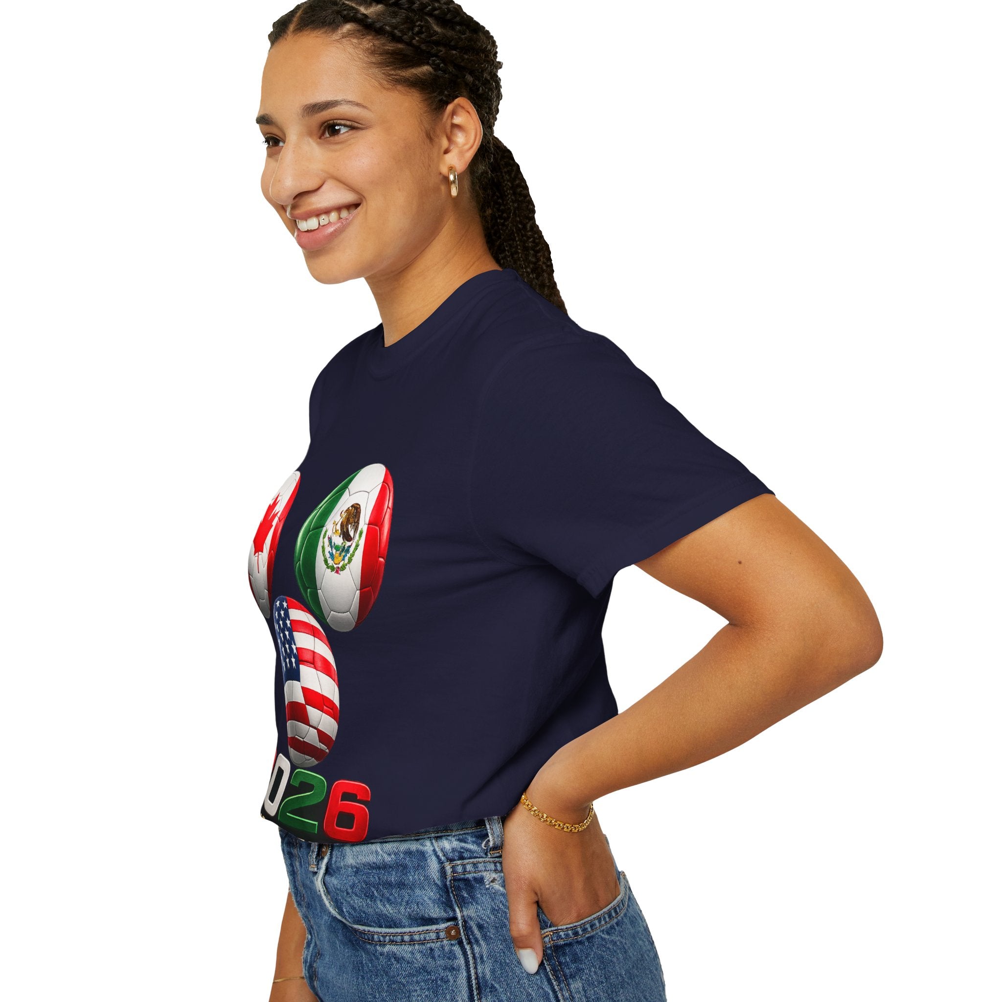 2026 World Cup Soccer T‑Shirt — USA Canada Mexico Fans