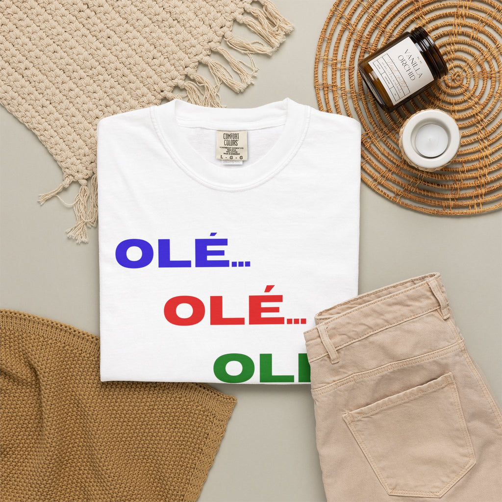 Brazil Olé World Cup 2026 T-Shirt — Brazil Flag Map Soccer Fan Tee
