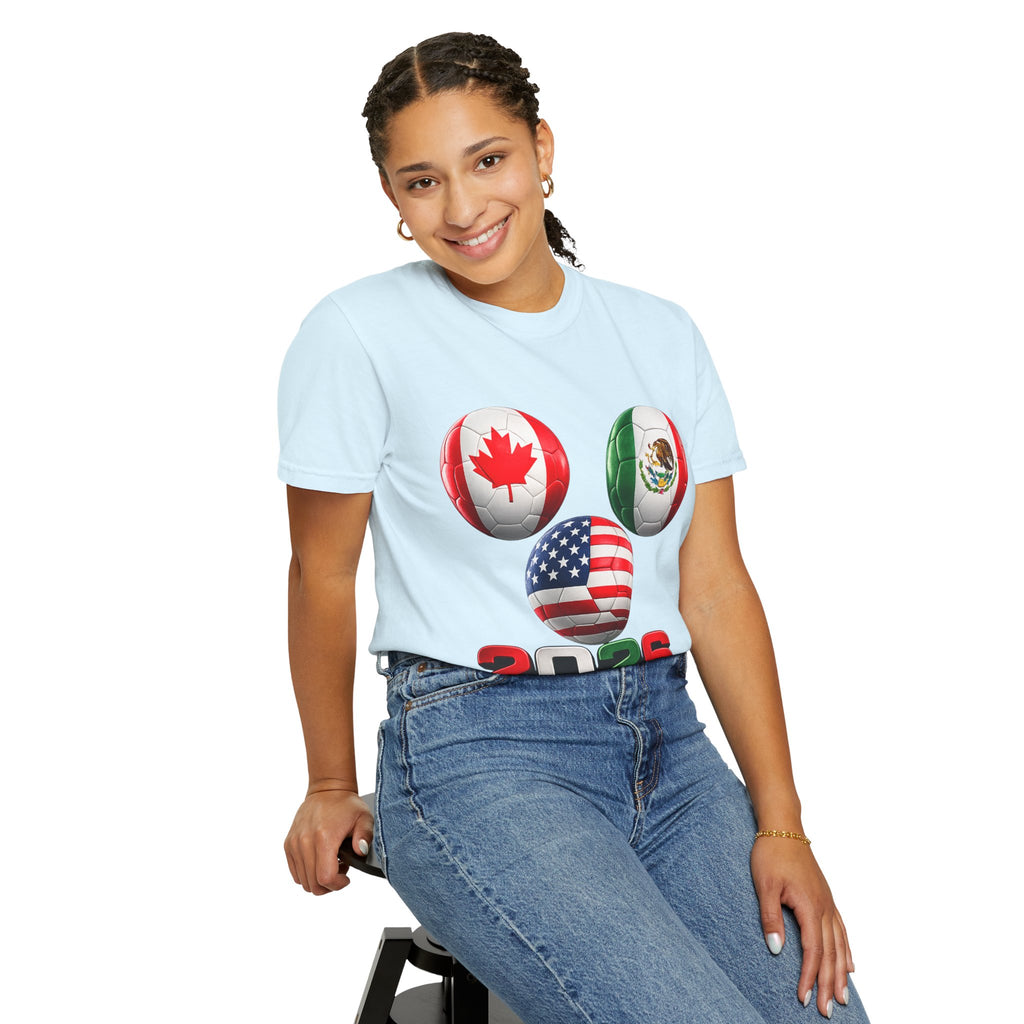 2026 World Cup Soccer T‑Shirt — USA Canada Mexico Fans