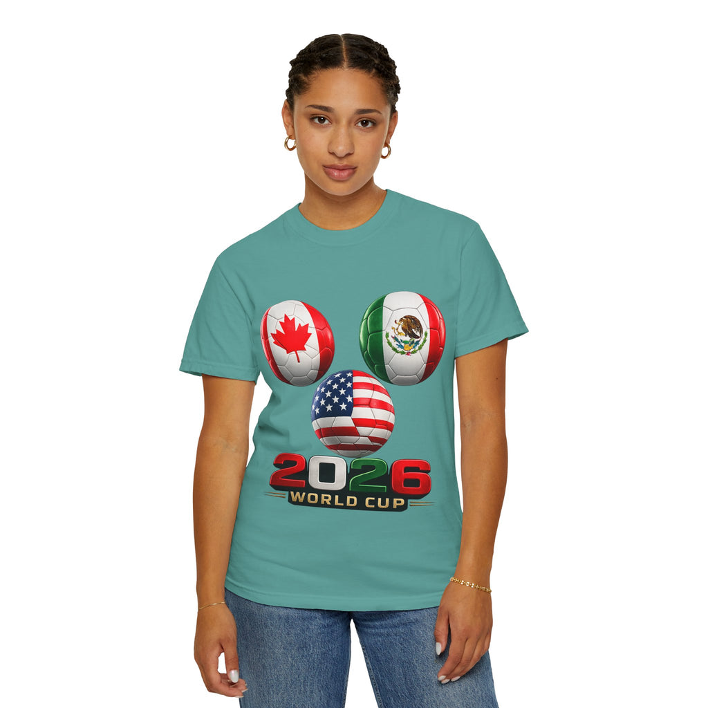 2026 World Cup Soccer T‑Shirt — USA Canada Mexico Fans