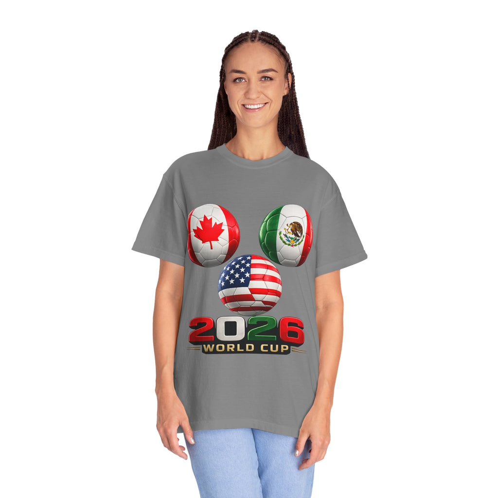 2026 World Cup Soccer T‑Shirt — USA Canada Mexico Fans