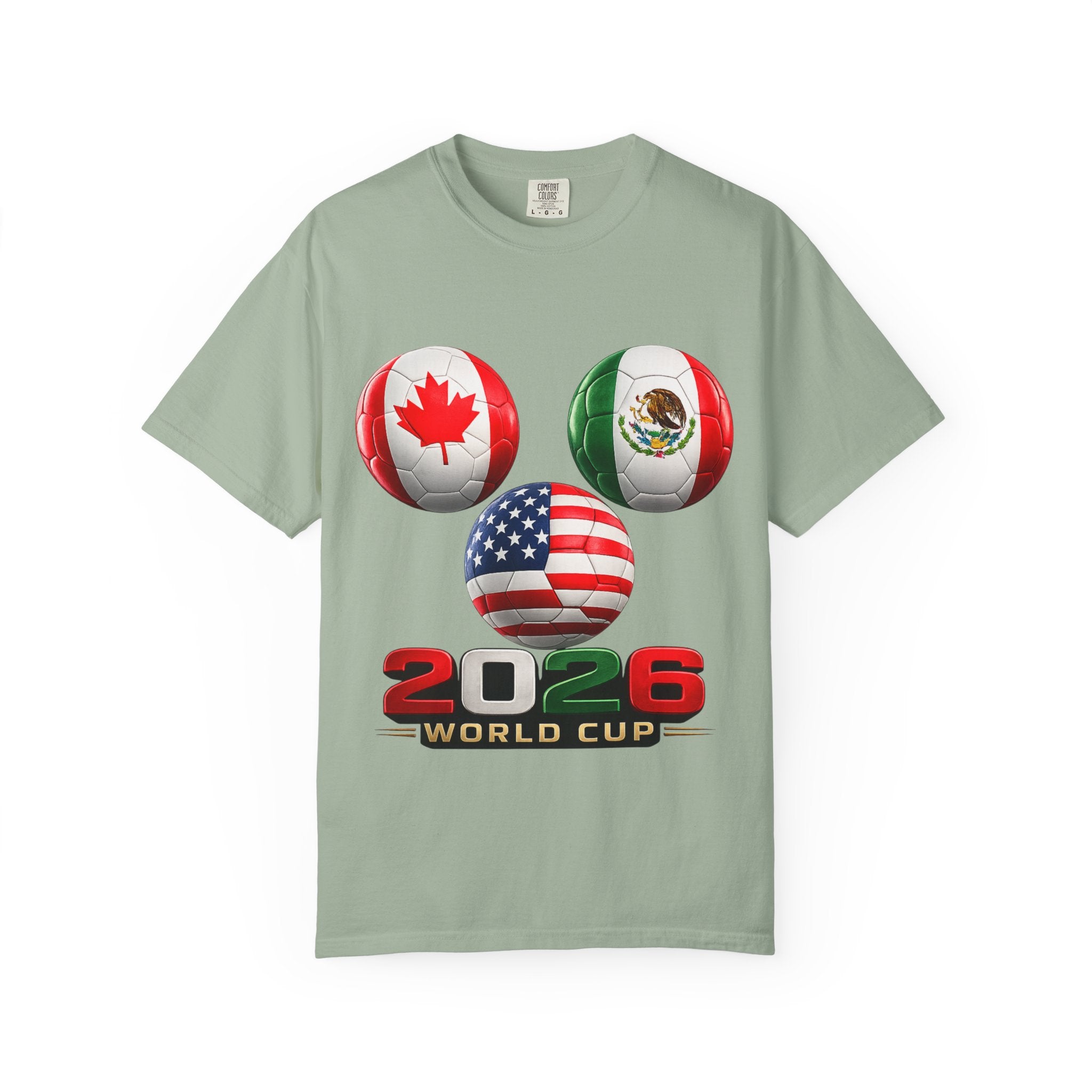 2026 World Cup Soccer T‑Shirt — USA Canada Mexico Fans