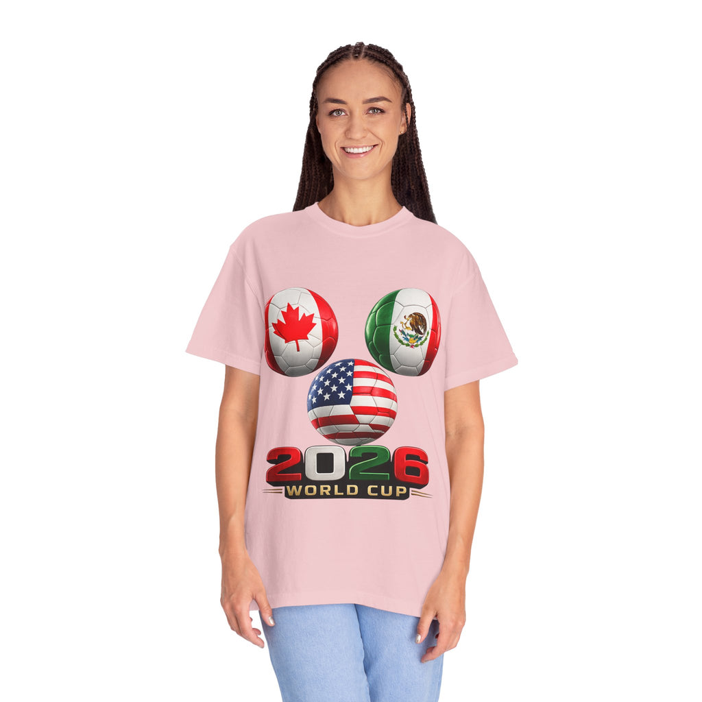 2026 World Cup Soccer T‑Shirt — USA Canada Mexico Fans