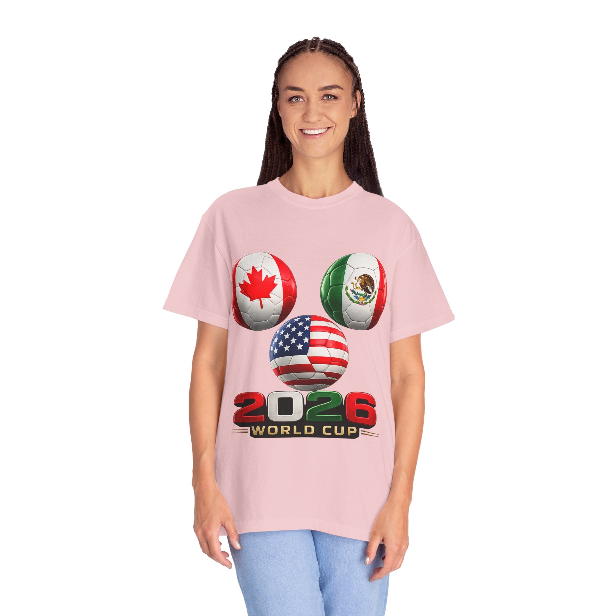 2026 World Cup Soccer T‑Shirt — USA Canada Mexico Fans