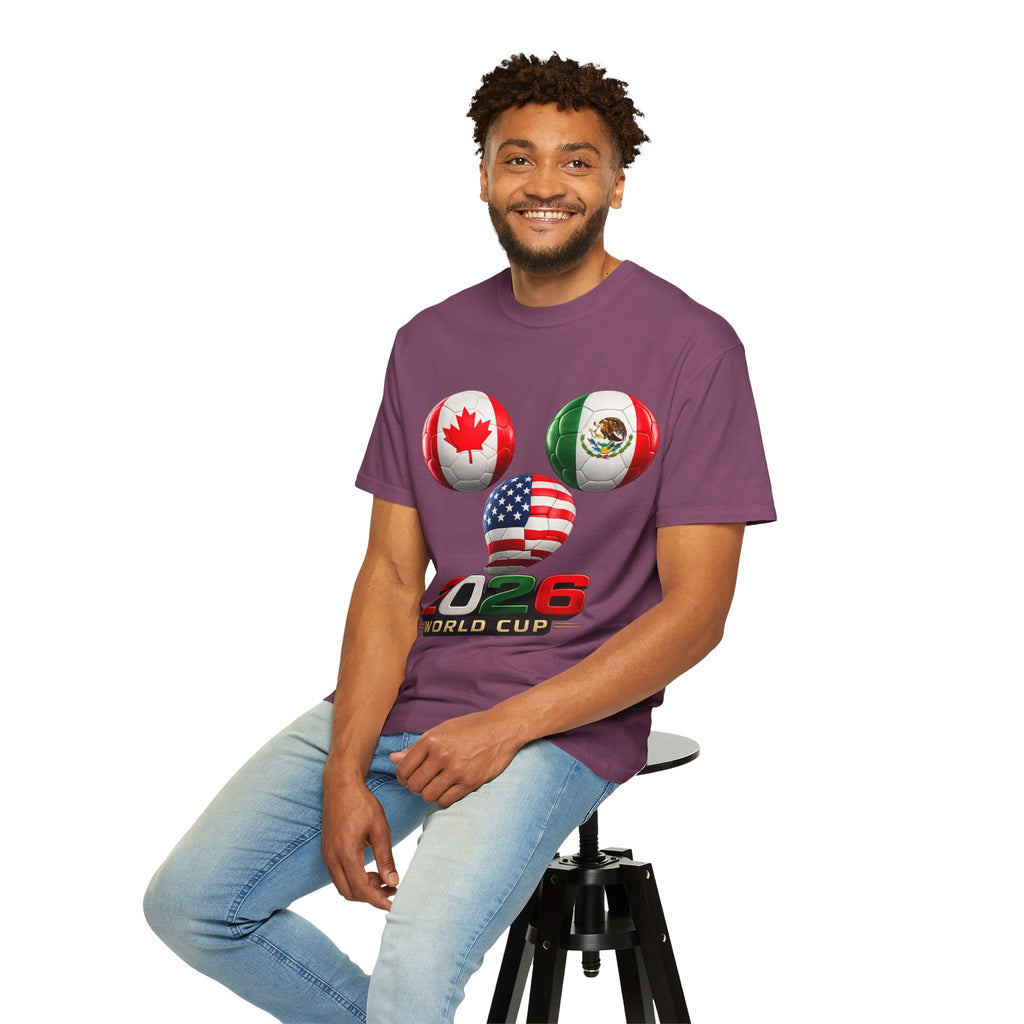 2026 World Cup Soccer T‑Shirt — USA Canada Mexico Fans