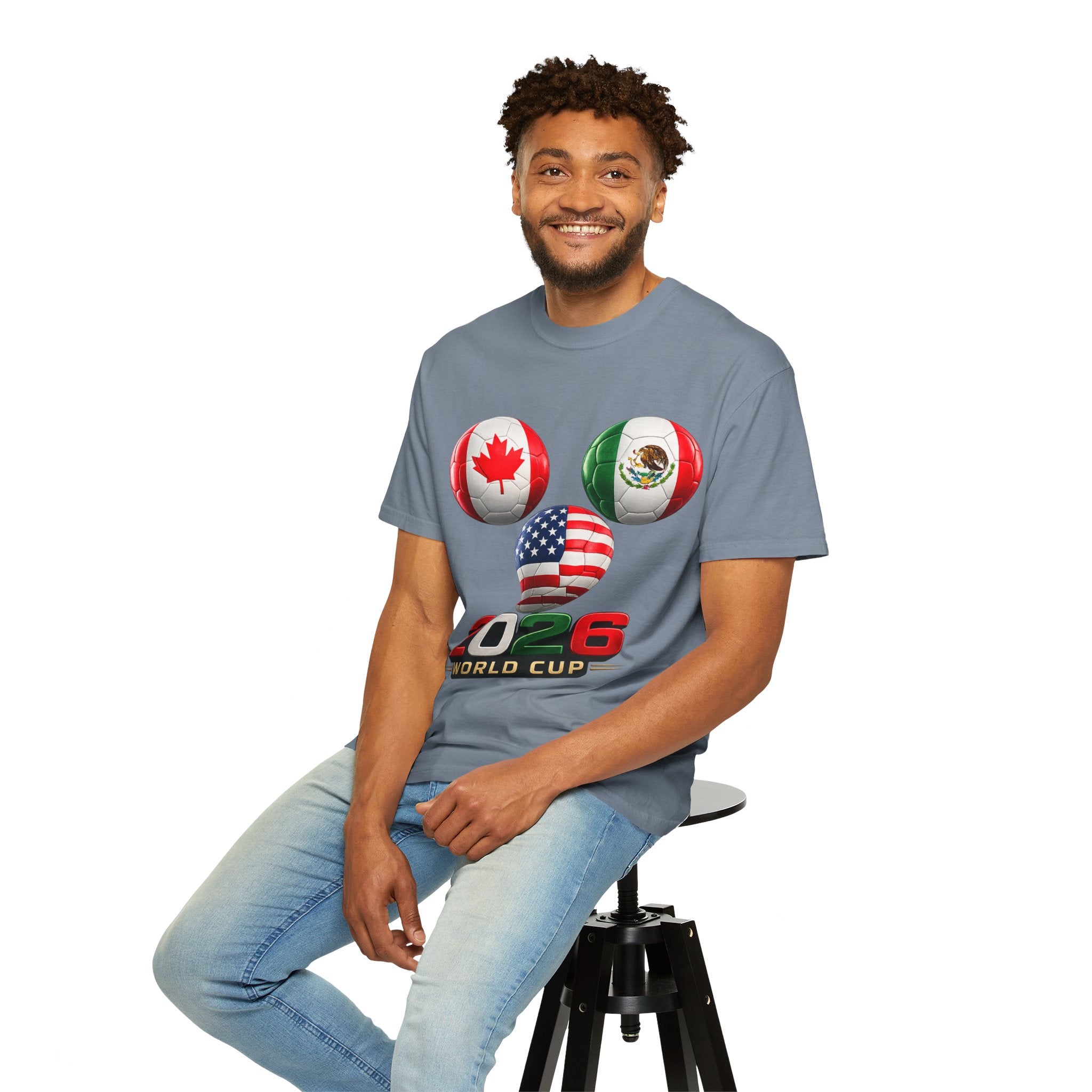 2026 World Cup Soccer T‑Shirt — USA Canada Mexico Fans