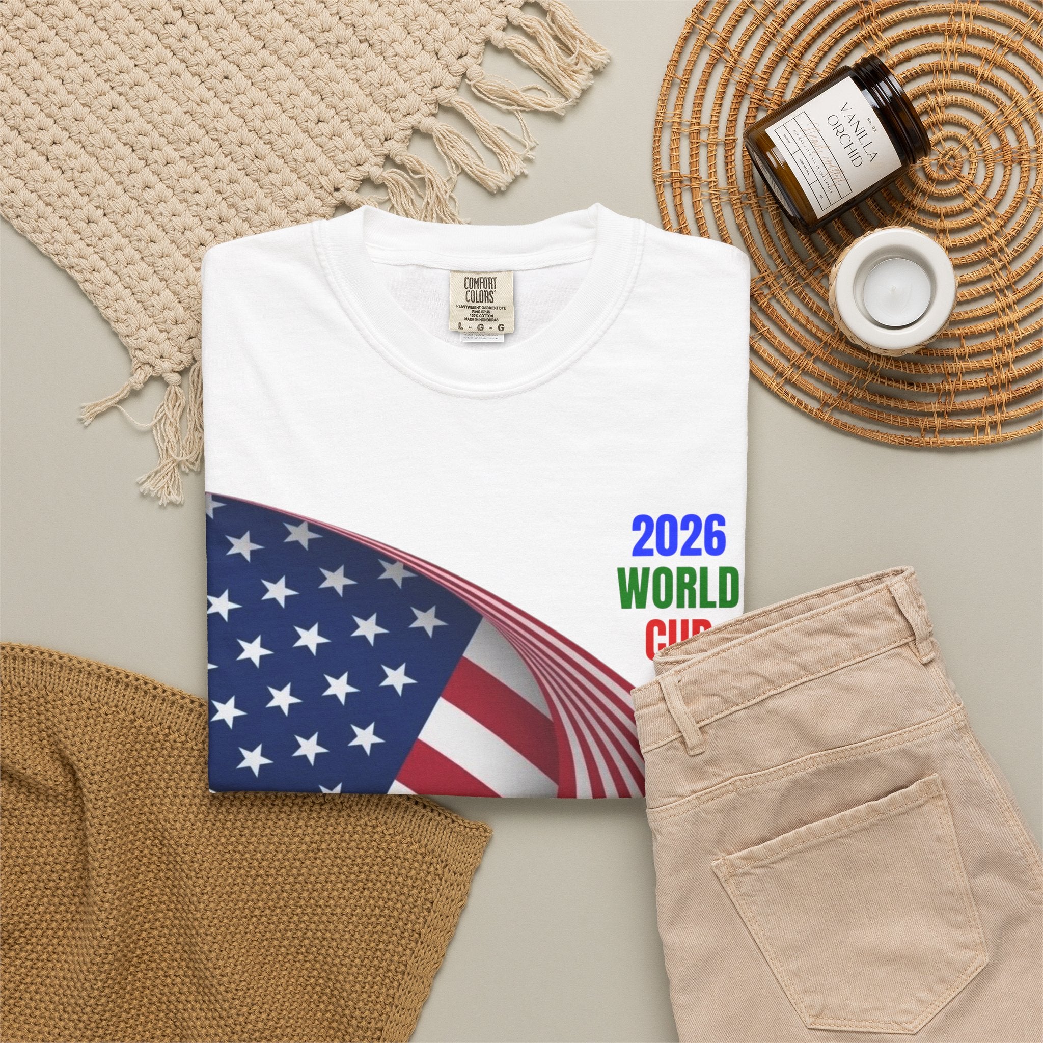 2026 World Cup USA Flag T-Shirt