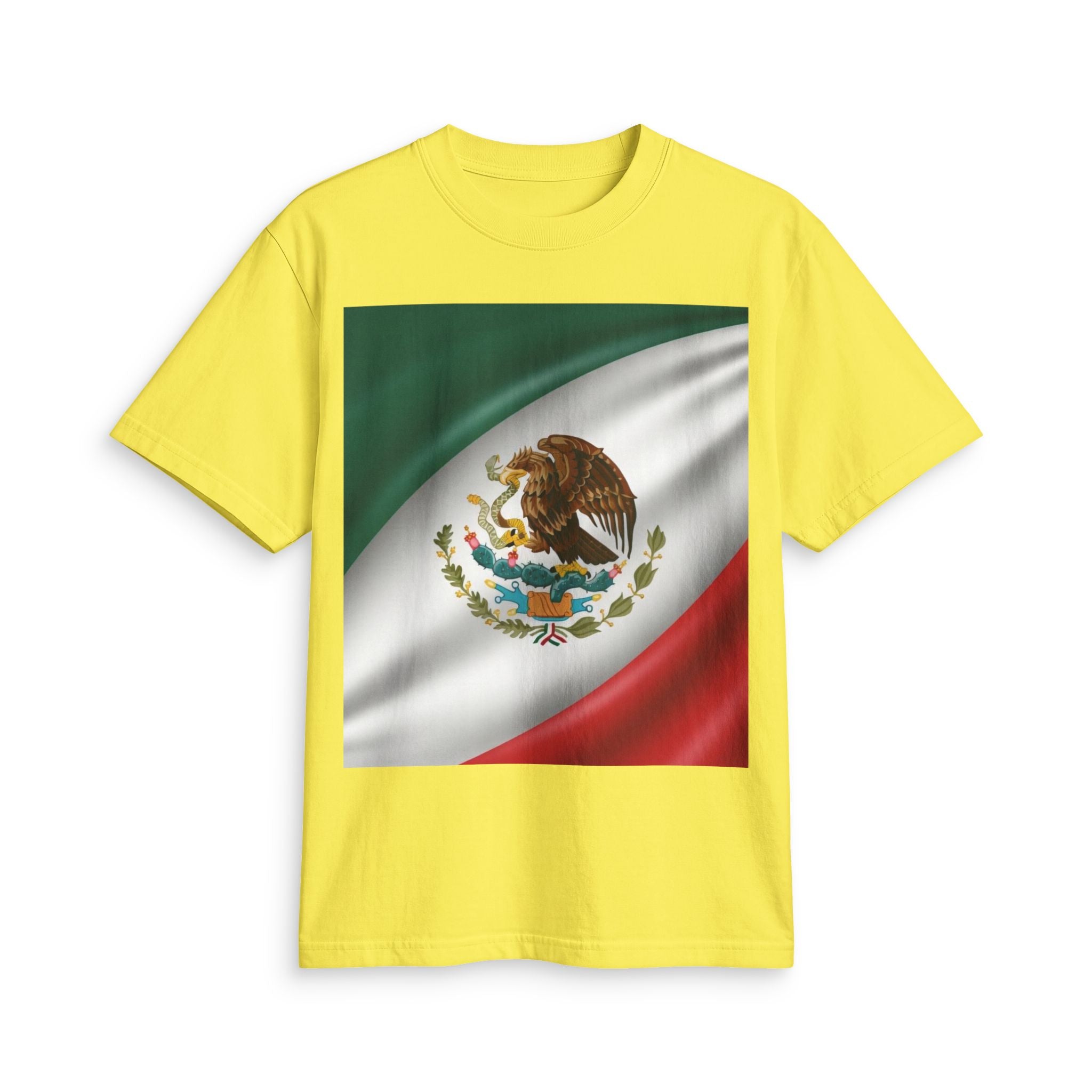 Mexico Flag T-Shirt — Mexican National Emblem Tee for Patriotic Celebrations