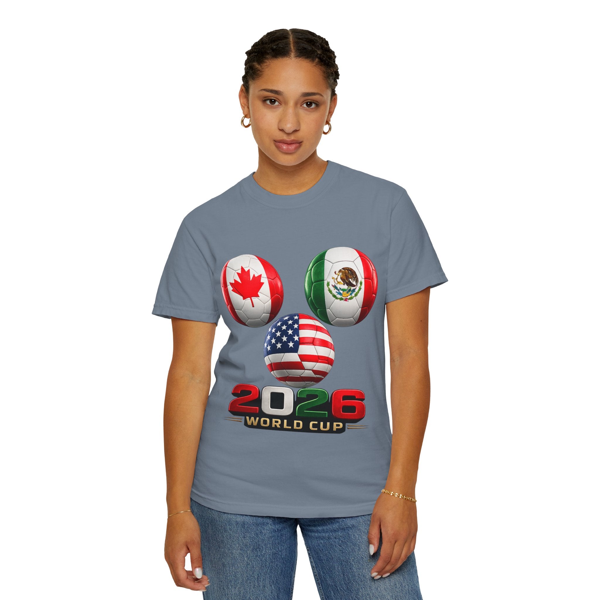 2026 World Cup Soccer T‑Shirt — USA Canada Mexico Fans