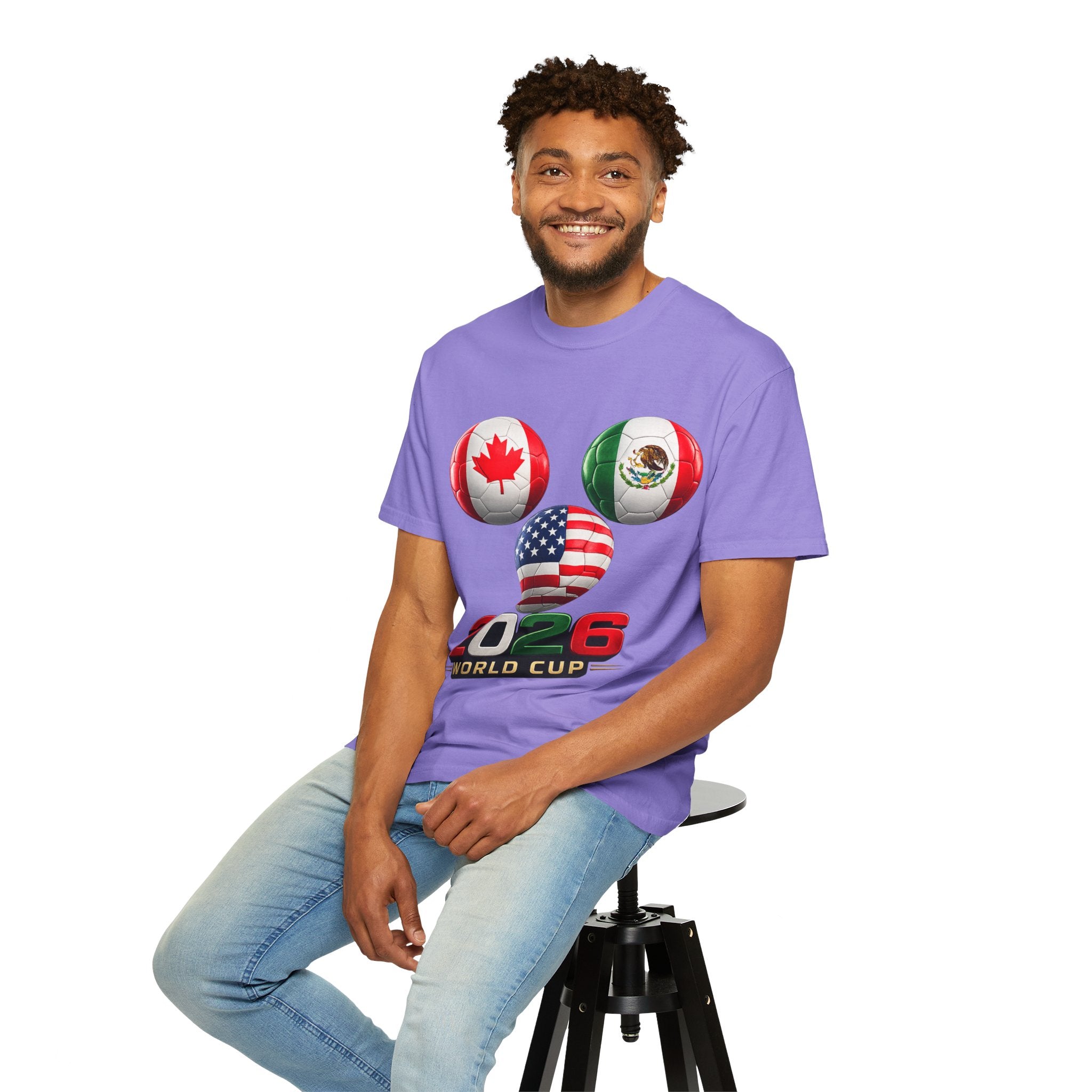 2026 World Cup Soccer T‑Shirt — USA Canada Mexico Fans