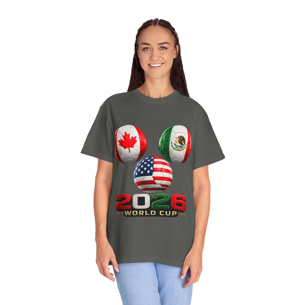 2026 World Cup Soccer T‑Shirt — USA Canada Mexico Fans