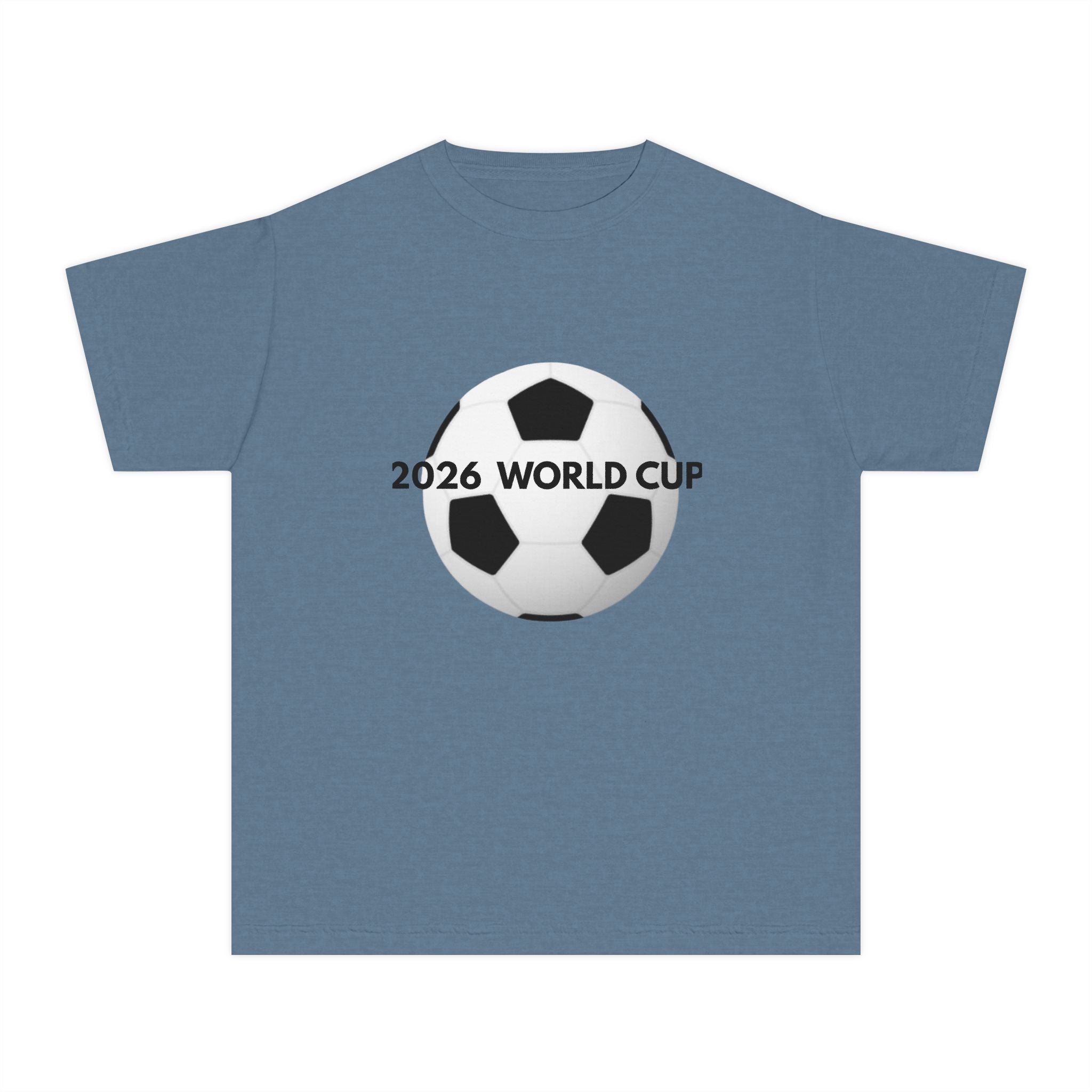 Youth 2026 World Cup Soccer Tee — Kids Football Fan Shirt