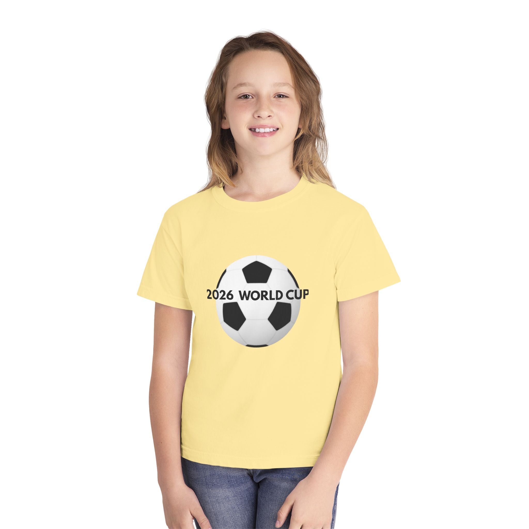 Youth 2026 World Cup Soccer Tee — Kids Football Fan Shirt