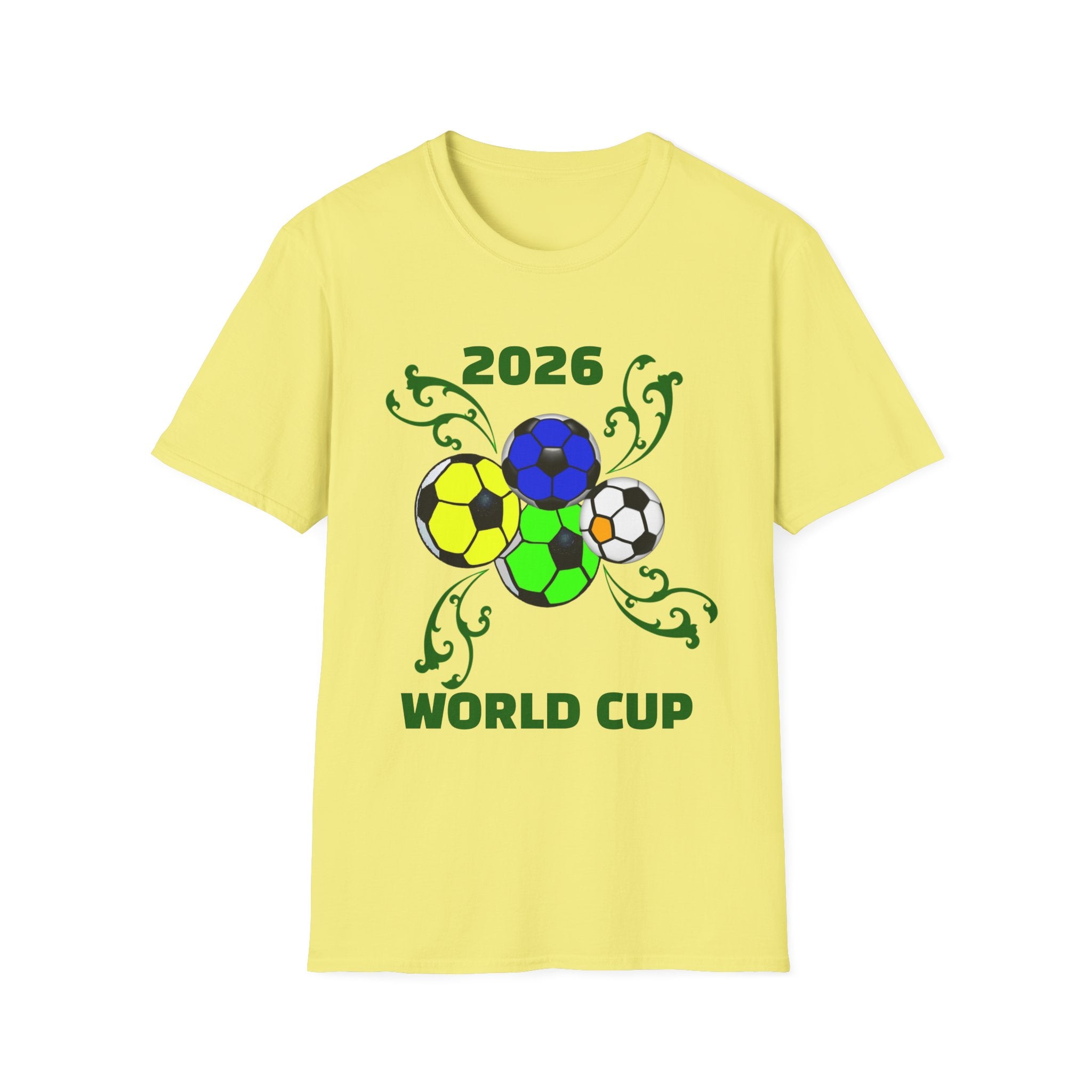 2026 World Cup Soccer Balls T-Shirt | Soccer Tournament Tee