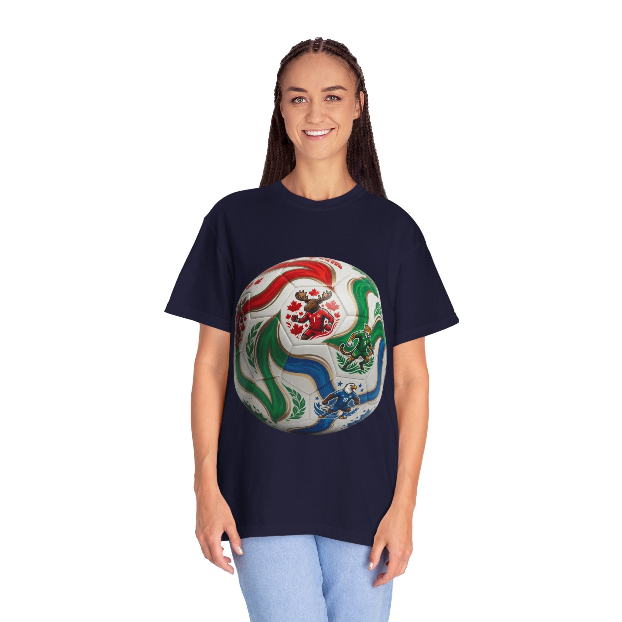 Soccer World Cup Retro Trio Ball T-Shirt