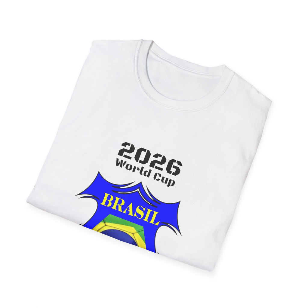 Brazil 2026 World Cup Crest T-Shirt — Soccer Football Tee
