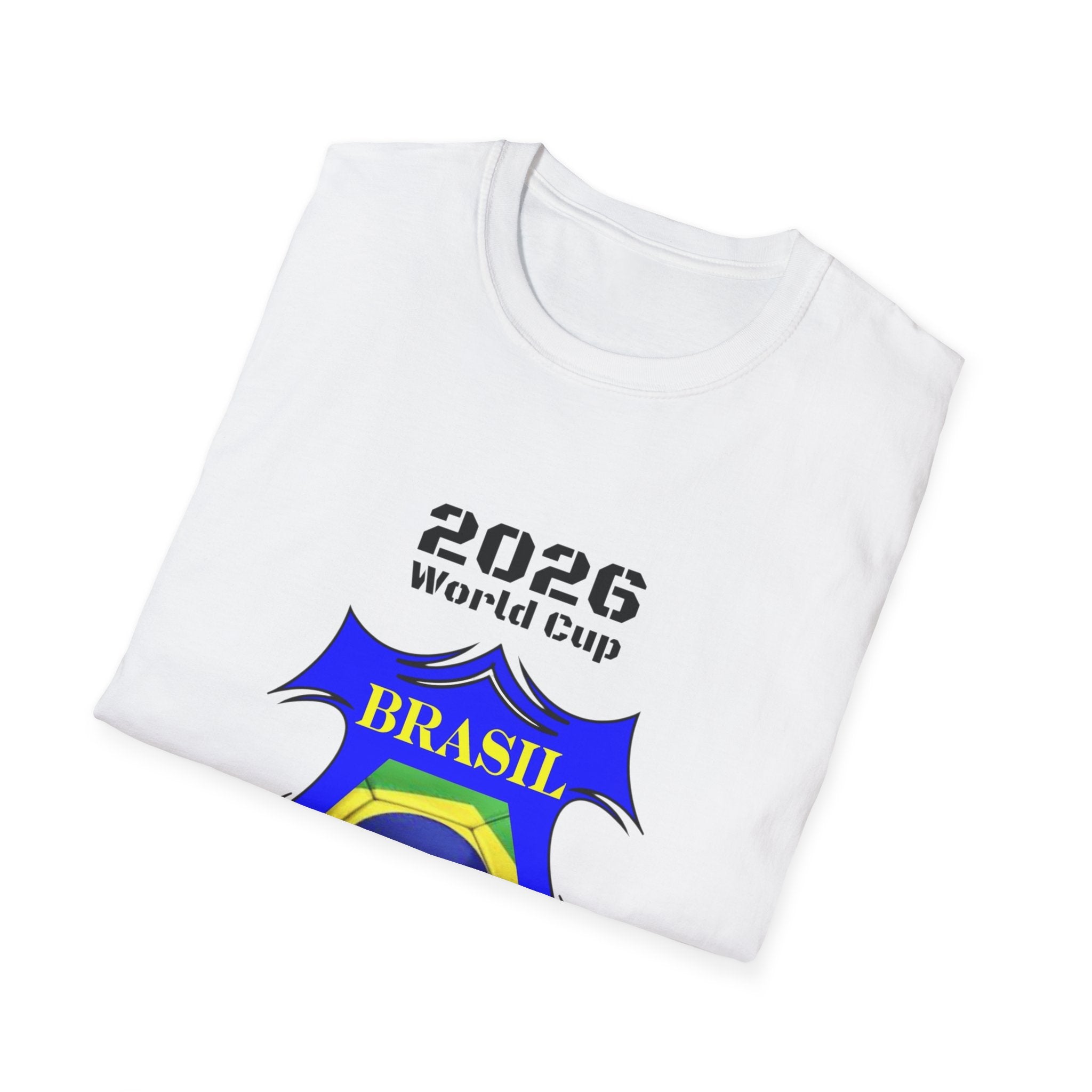 Brazil 2026 World Cup Crest T-Shirt — Soccer Football Tee