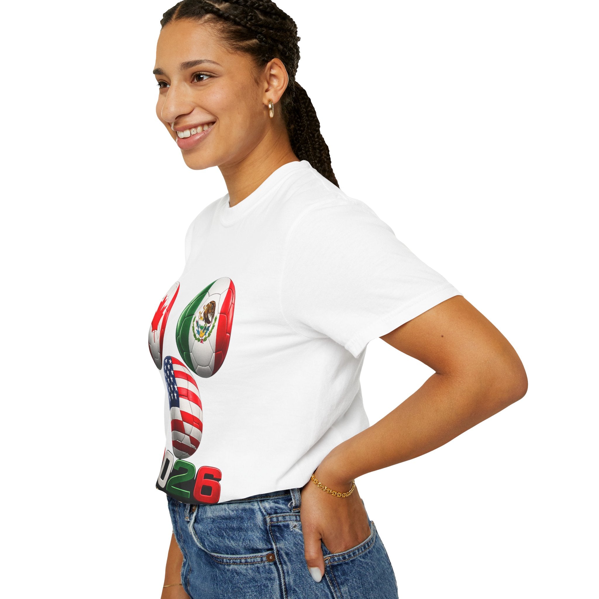 2026 World Cup Soccer T‑Shirt — USA Canada Mexico Fans
