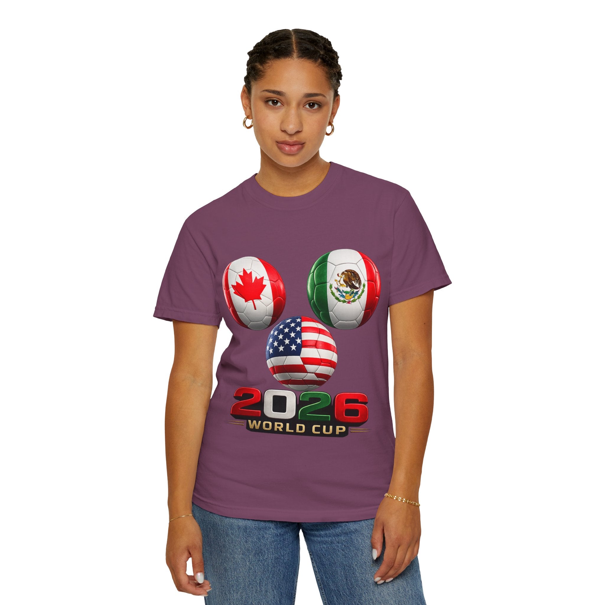 2026 World Cup Soccer T‑Shirt — USA Canada Mexico Fans