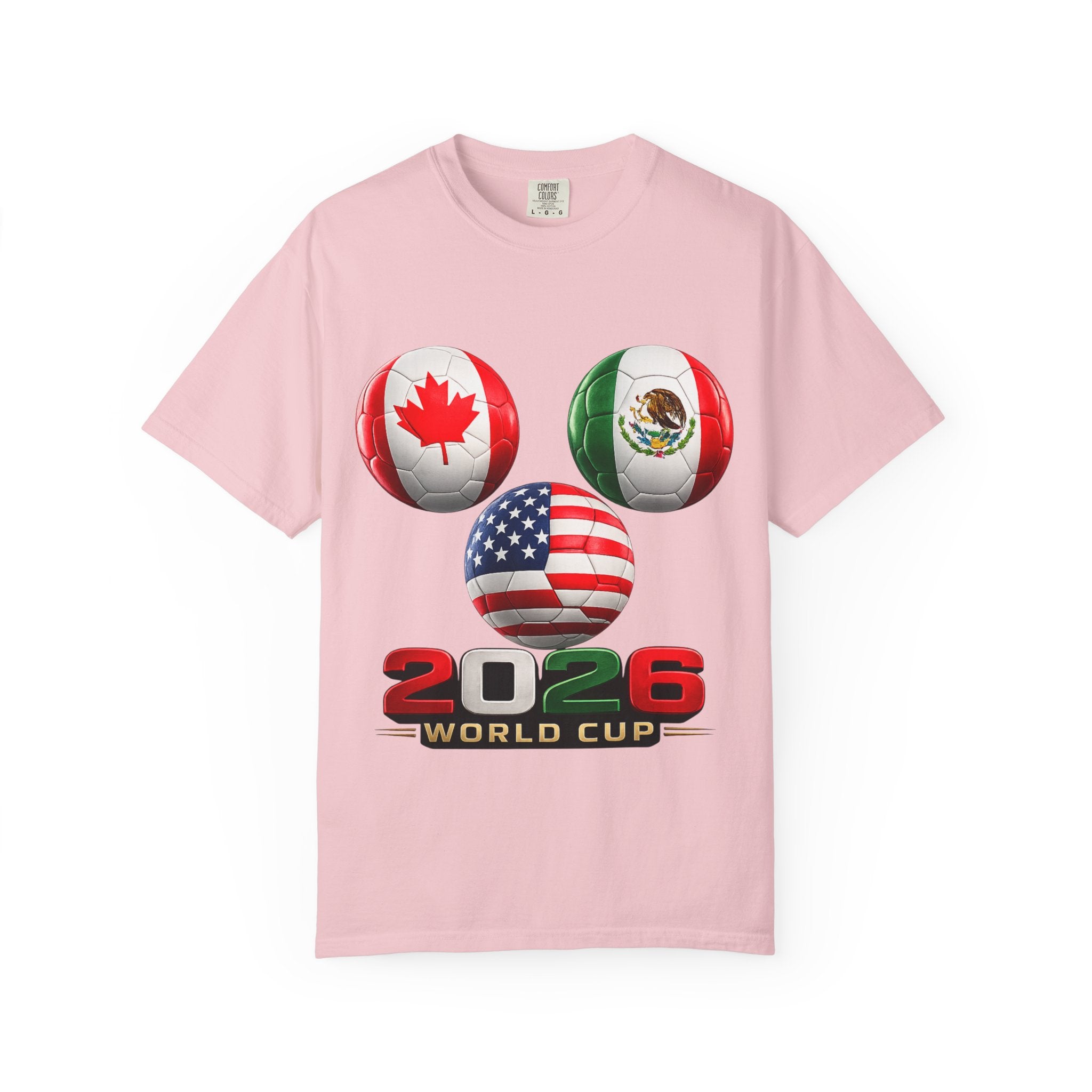 2026 World Cup Soccer T‑Shirt — USA Canada Mexico Fans