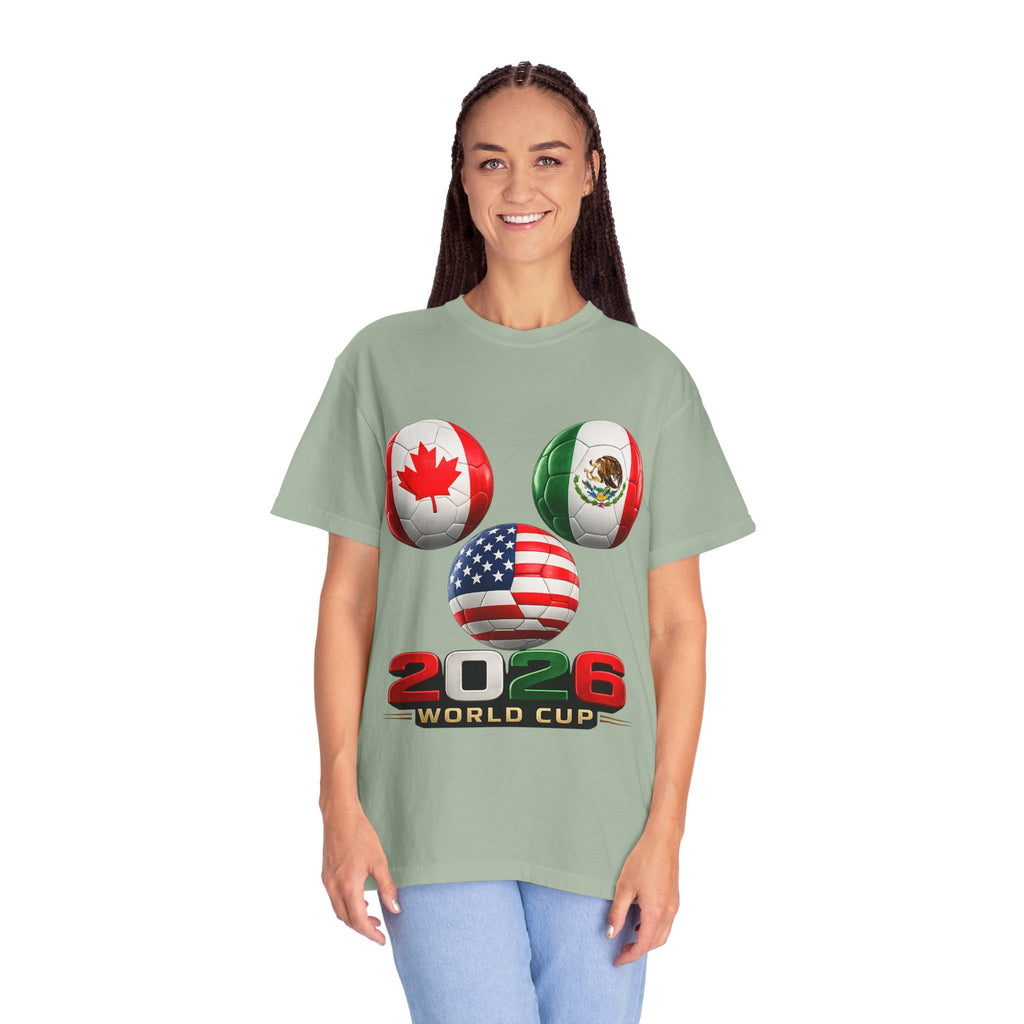 2026 World Cup Soccer T‑Shirt — USA Canada Mexico Fans