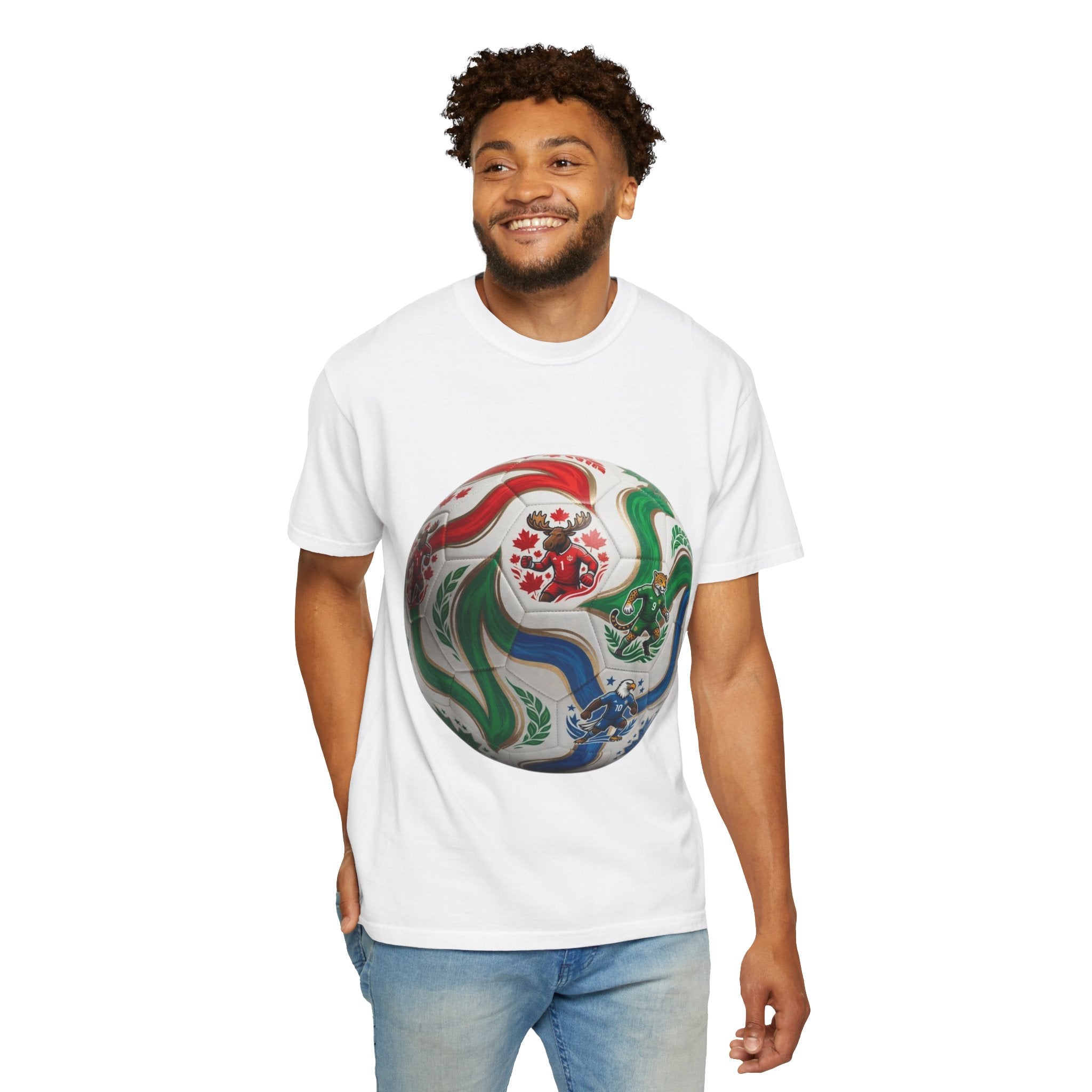 Soccer World Cup Retro Trio Ball T-Shirt